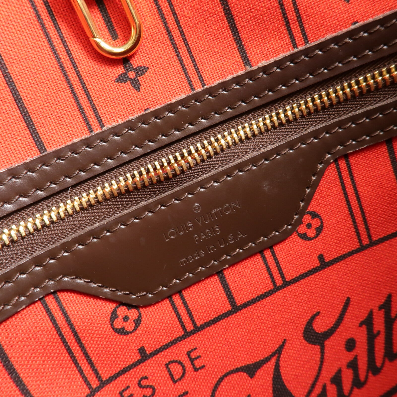 LOUIS VUITTON Damier Neverfull MM手挽袋