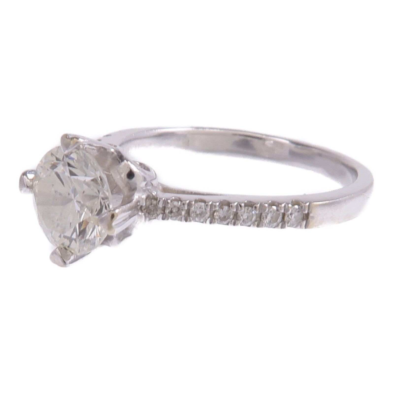 JEWELRY 【激減優惠】18K白金Diamond Ring鑽石戒指US#3.25