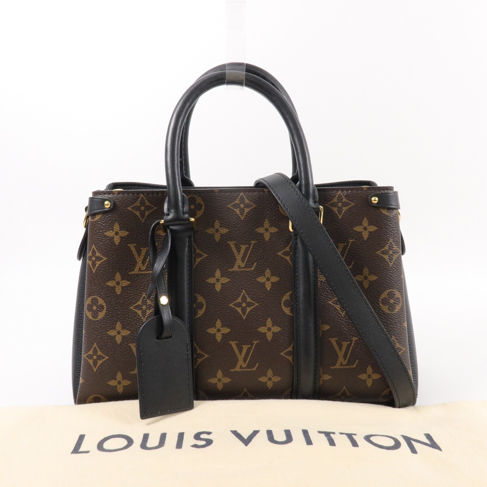 LOUIS VUITTON Monogram Soufflot BB手挽肩背兩用袋