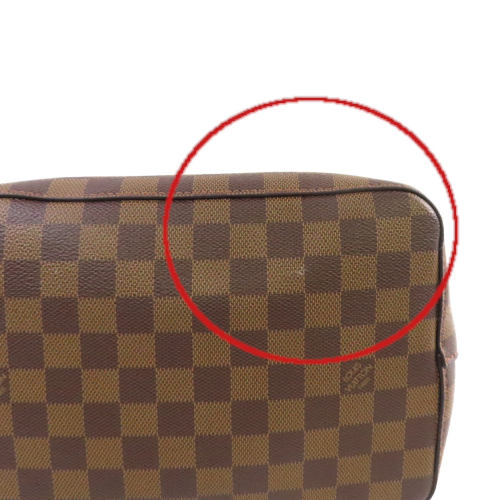 LOUIS VUITTON Damier Ebene NeoNoe Shoulder Bag肩背袋啡色/粉紅色