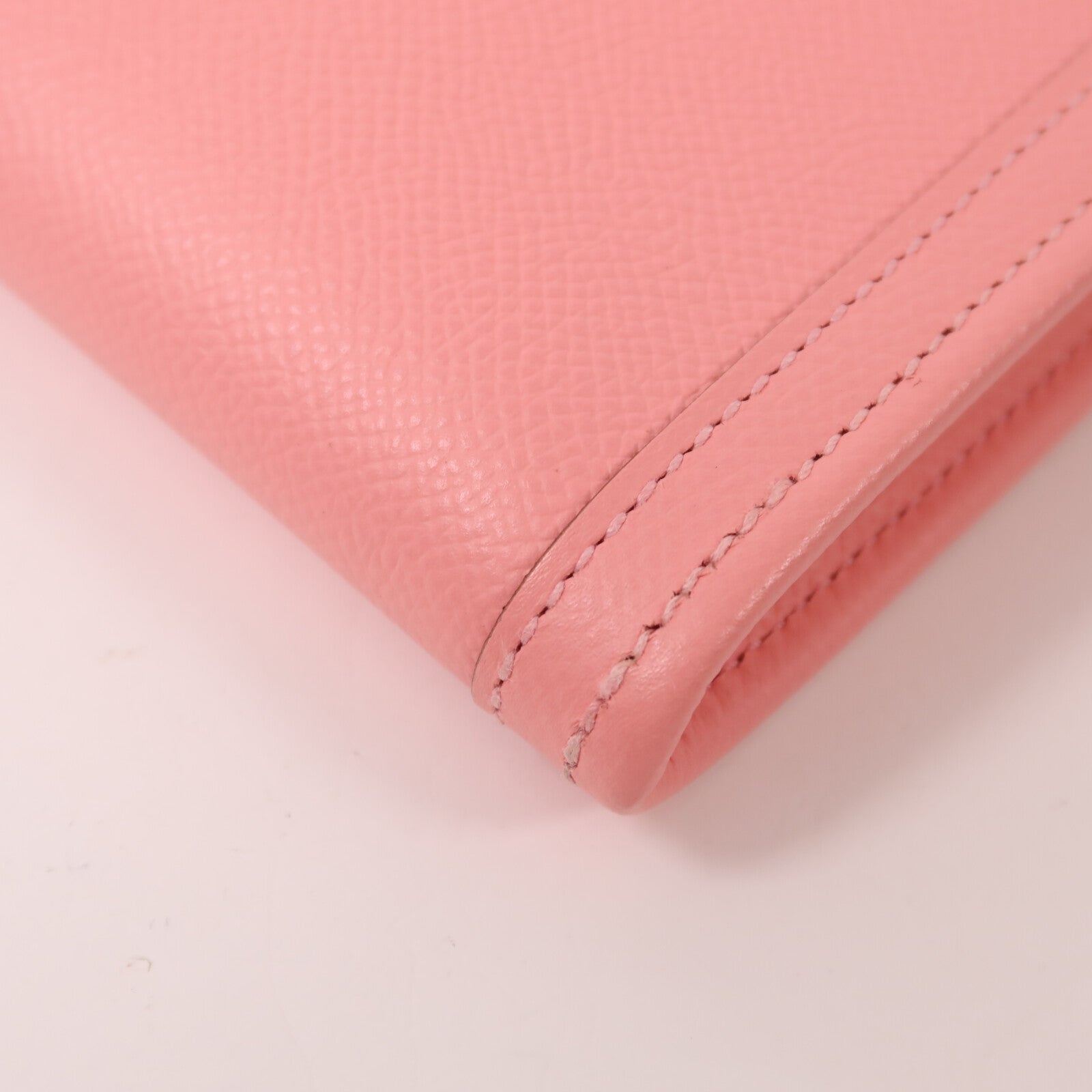HERMES Epsom皮革Jige Elan PM手拿包Rose Confetti