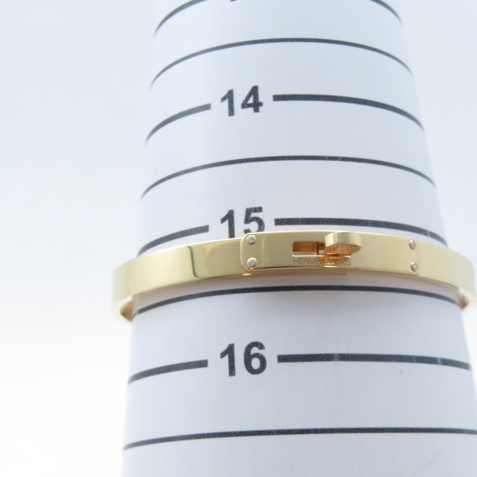 HERMES 18K玫瑰金Kelly Bracelet手鐲