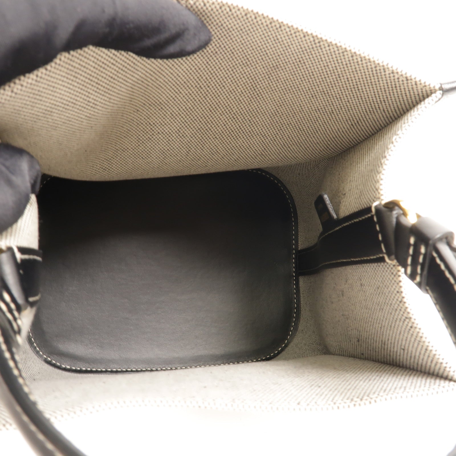 BURBERRY 帆布Small Peggy Bucket Bag手挽肩背兩用袋