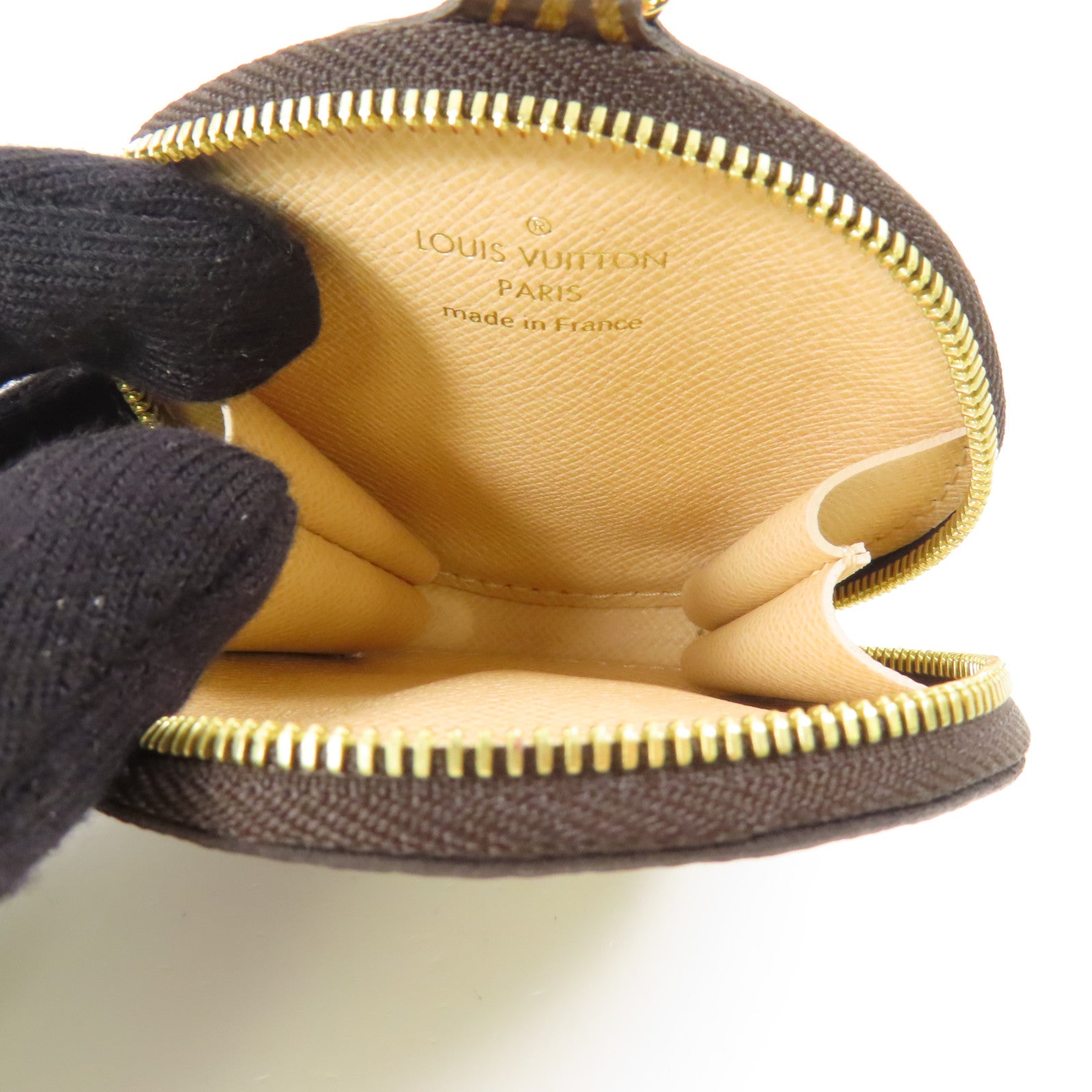 LOUIS VUITTON Monogram Multi Pochette Accessoires金扣肩背袋棕色