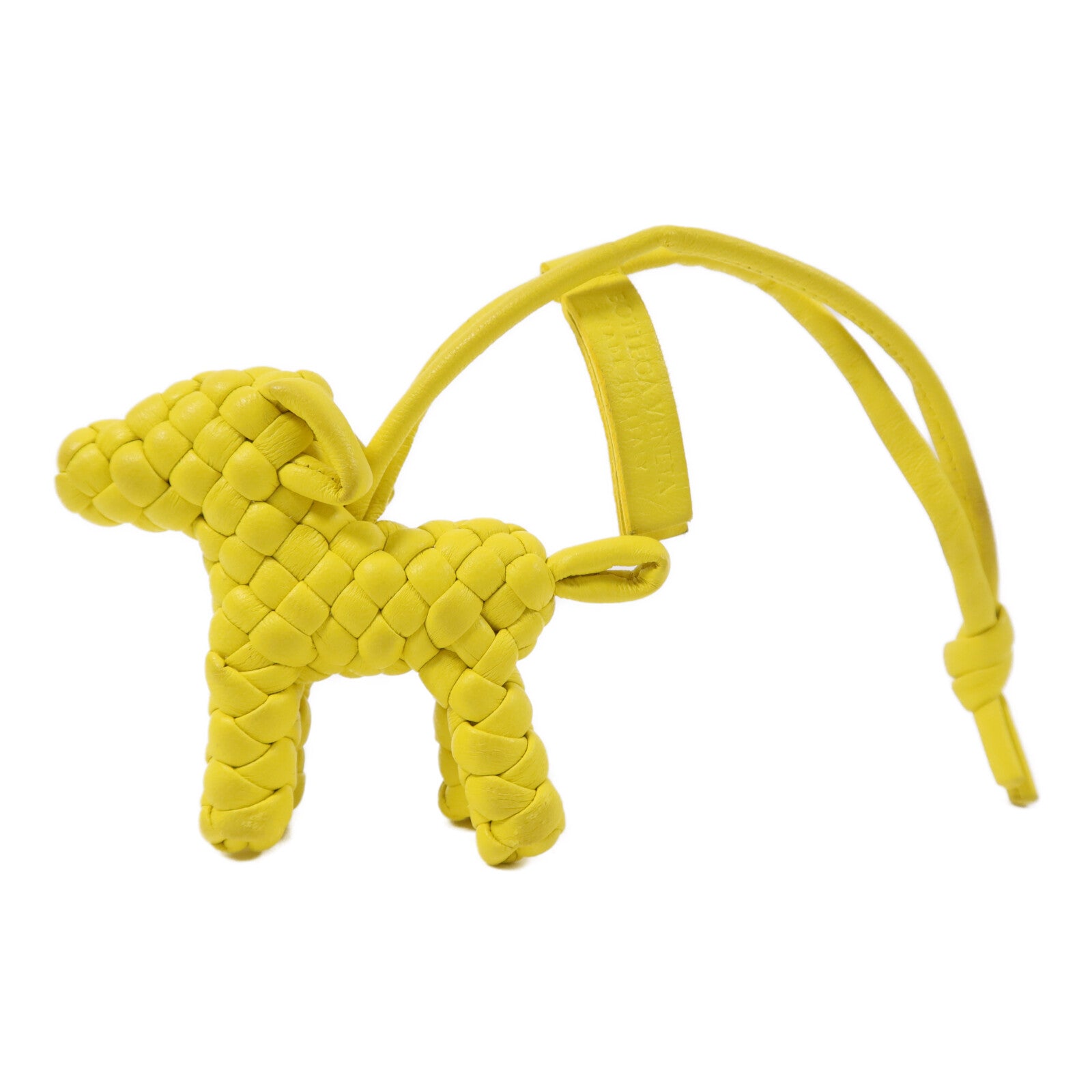 BOTTEGA VENETA 牛皮皮革Dog Charm鎖匙扣