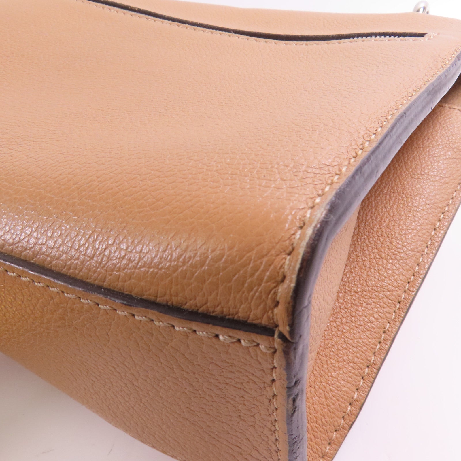 LOUIS VUITTON 牛皮皮革MyLockme BB銀扣鏈帶肩背袋