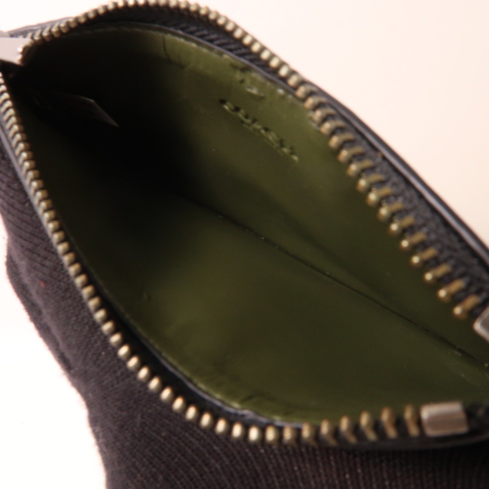 COACH 牛皮皮革Card Case卡片套墨綠色