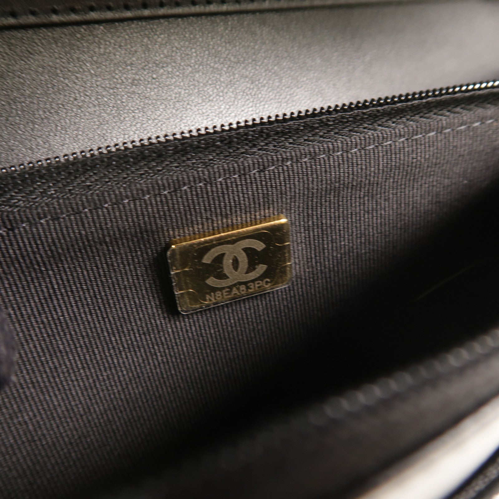 CHANEL 羊皮皮革WOC Wallet On Chain鏈帶肩背袋