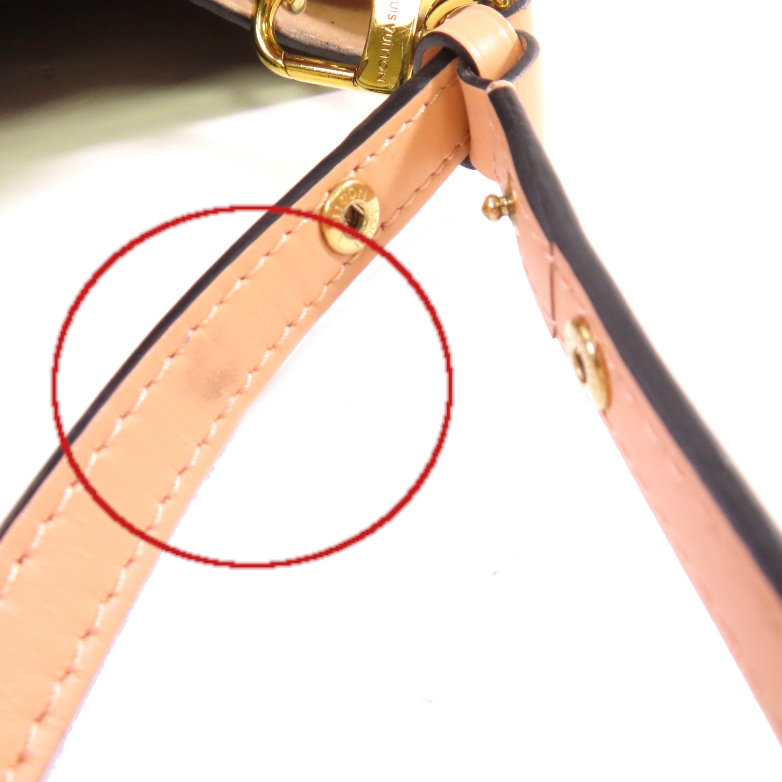 LOUIS VUITTON Damier Ebene NeoNoe Shoulder Bag肩背袋啡色/粉紅色