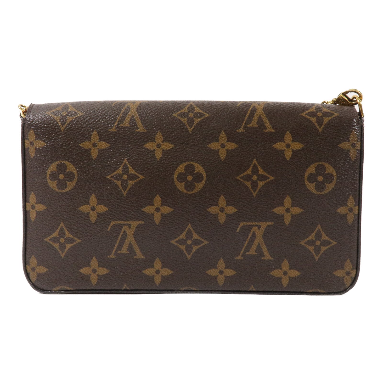 LOUIS VUITTON Monogram Felicie Pochette鏈帶肩背袋