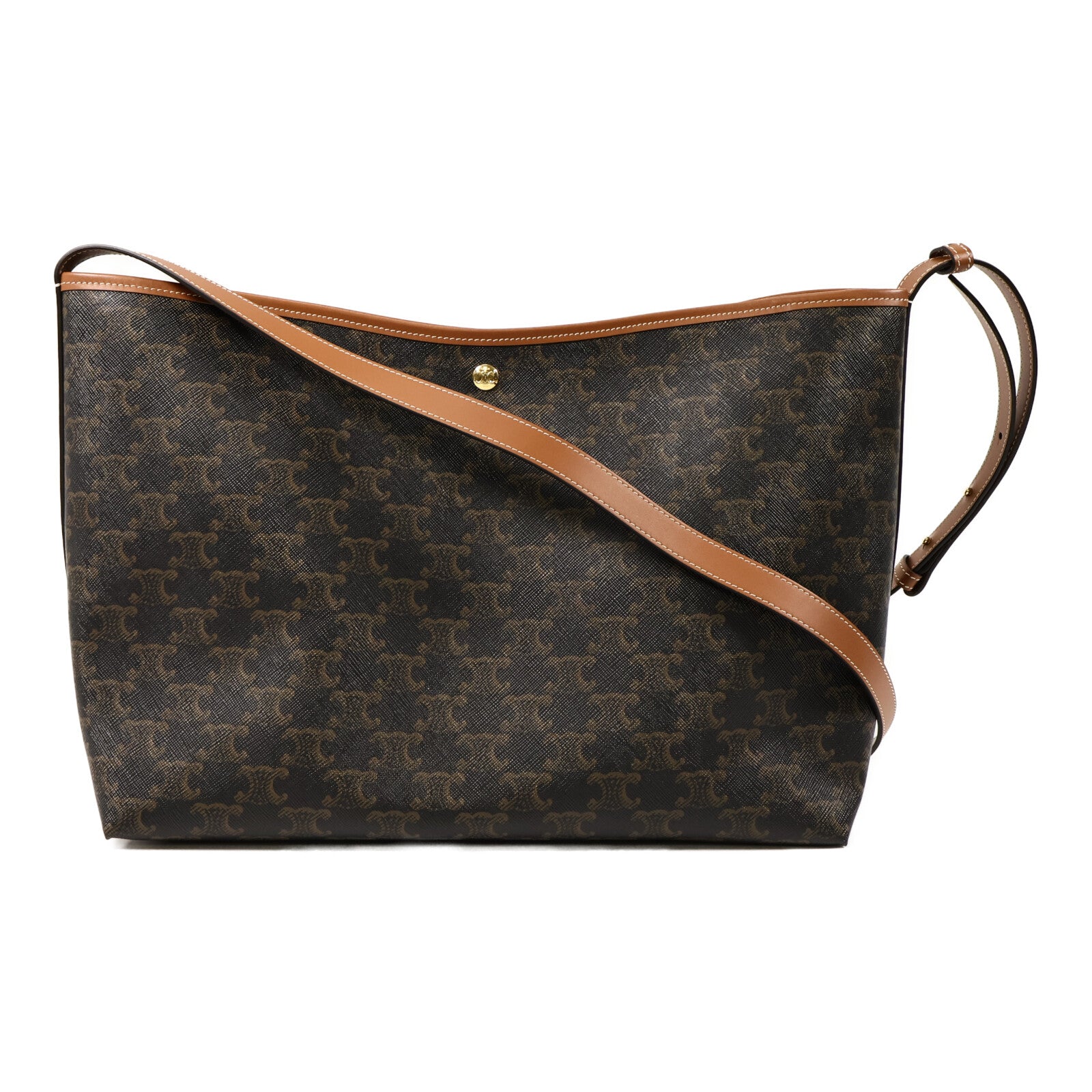 CELINE 塗層帆布Soft Shopper肩背袋