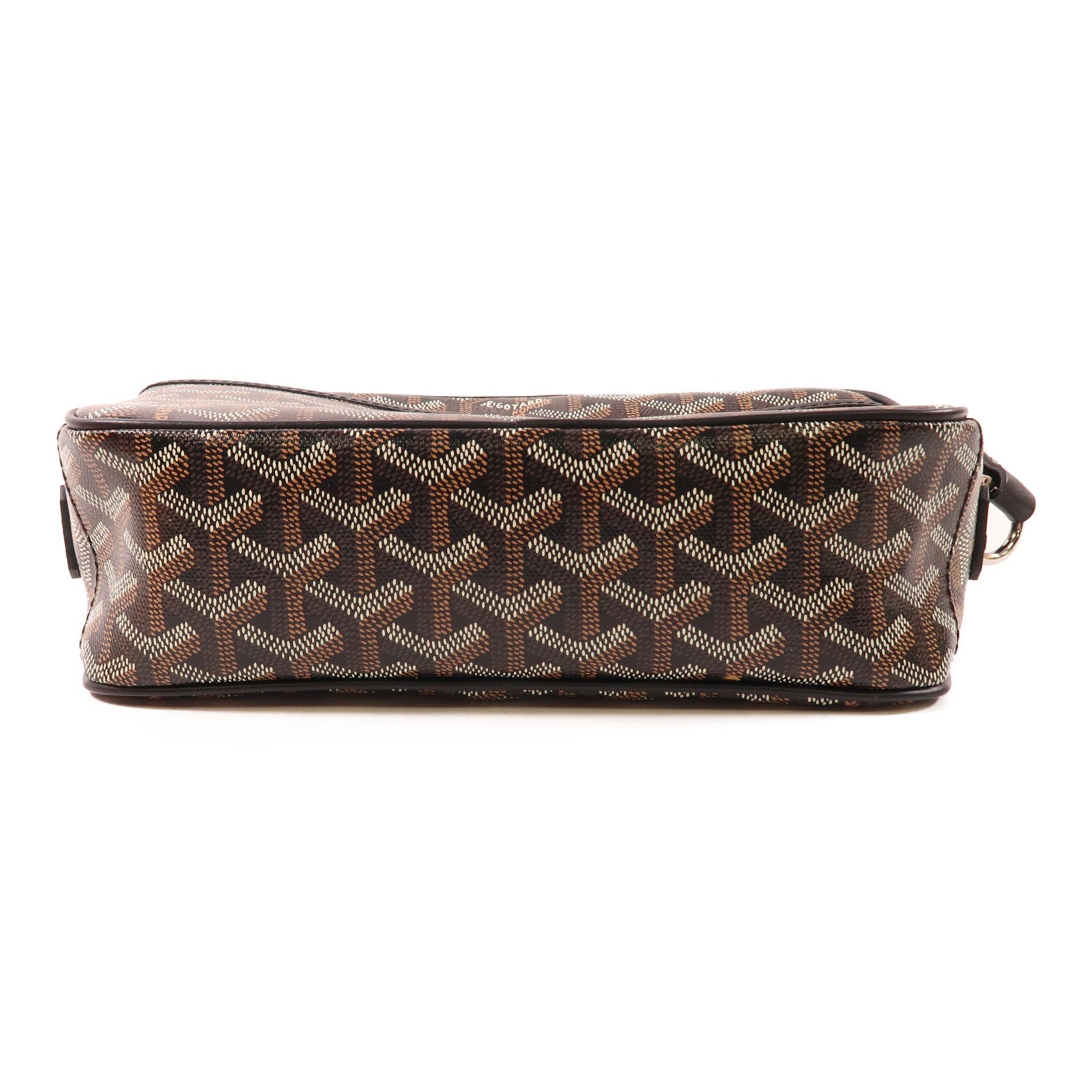 GOYARD 塗層帆布Cap Vert PM銀扣肩背袋