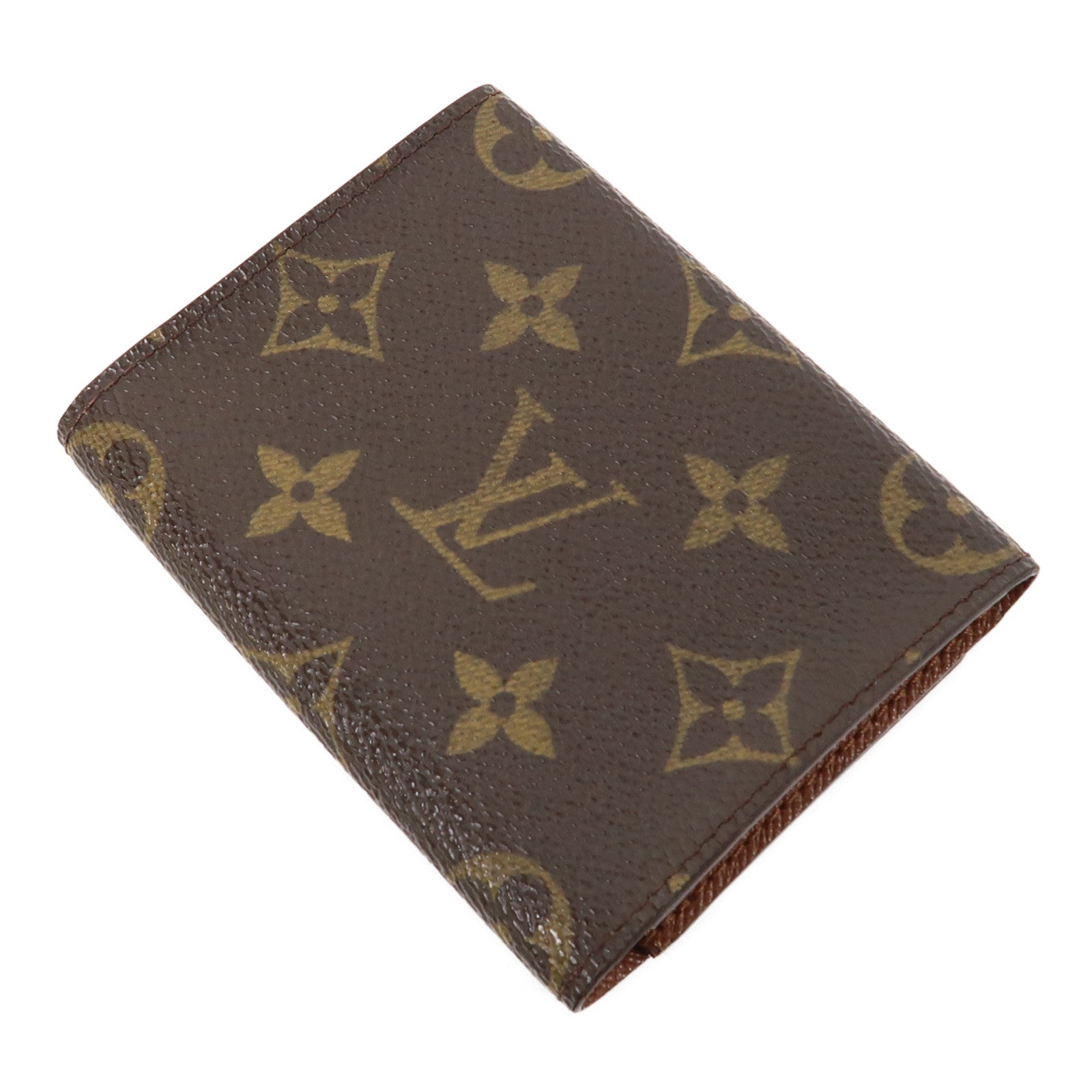 LOUIS VUITTON Monogram Card Case卡片套啡色