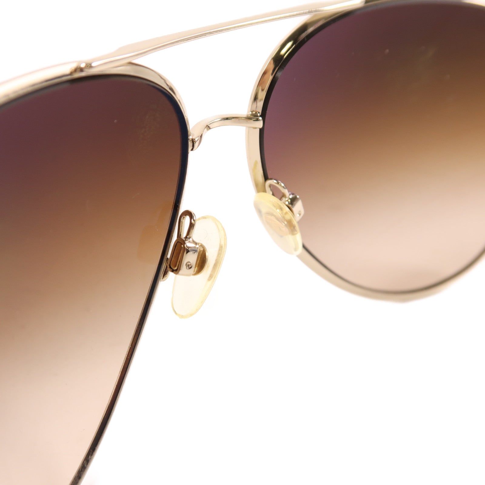 CHANEL 金屬/PVC Sunglasses太陽眼鏡棕色