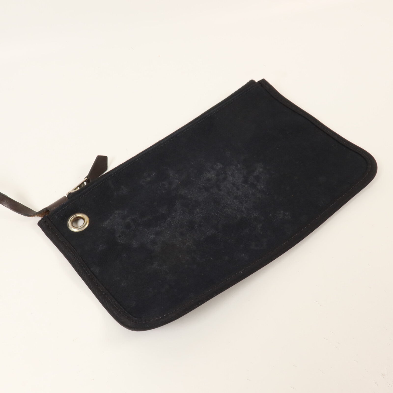 HERMES 帆布Herbag PM手挽肩背兩用袋Noir