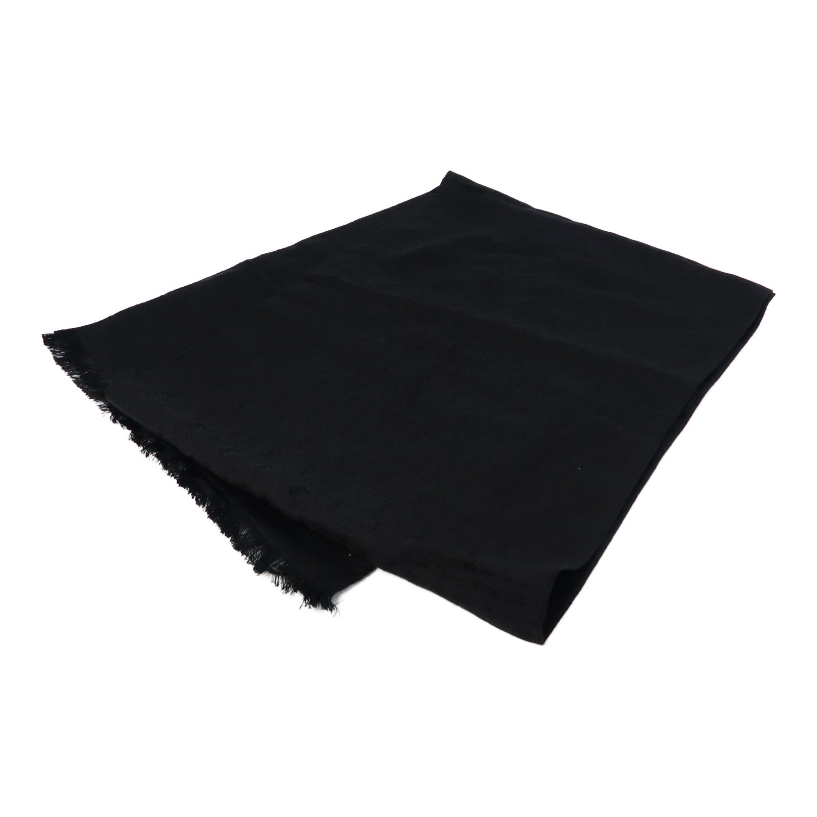 SAINT LAURENT 絲質Scarf絲巾黑色