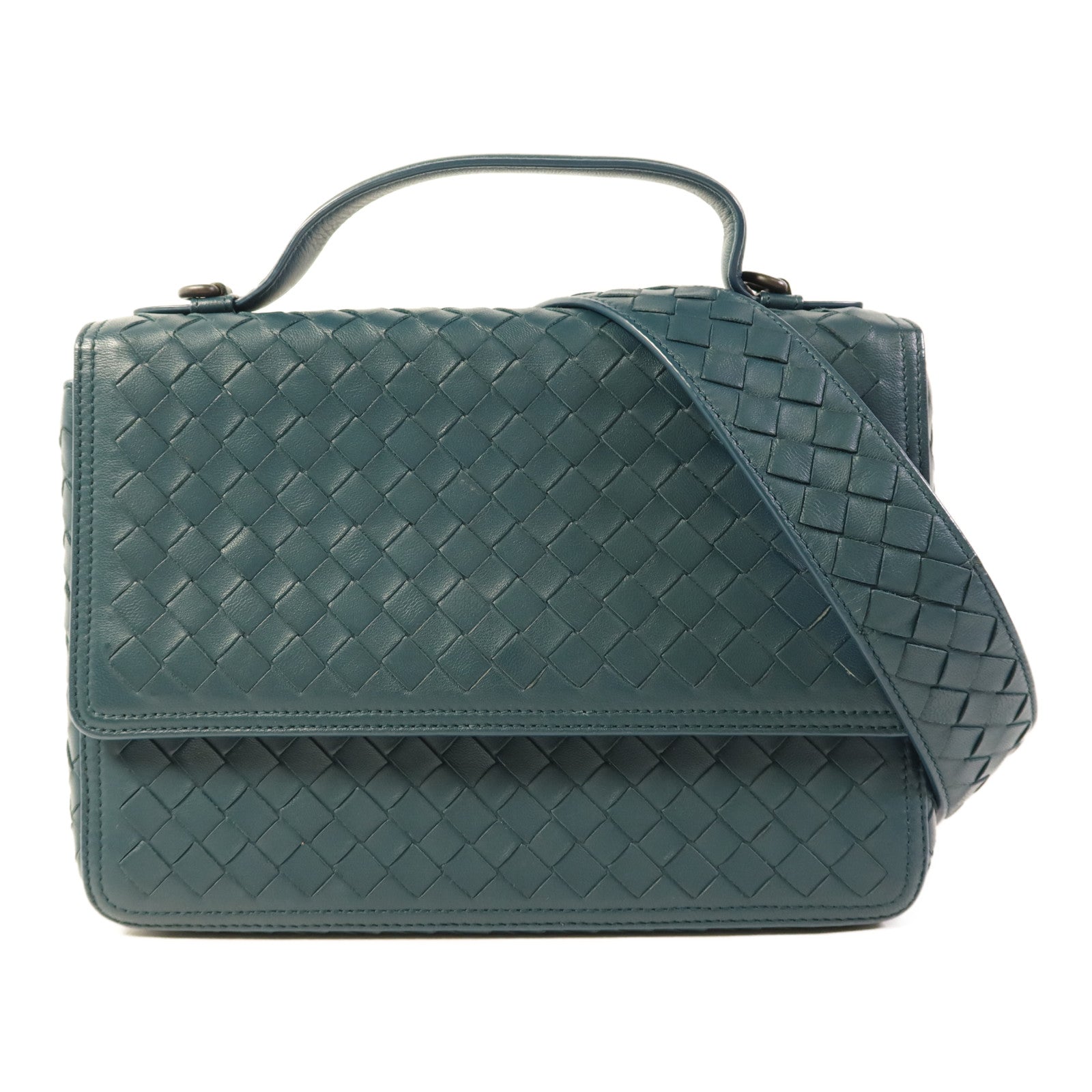 BOTTEGA VENETA 【激減優惠】牛皮皮革Shoulder Bag手挽肩背兩用袋