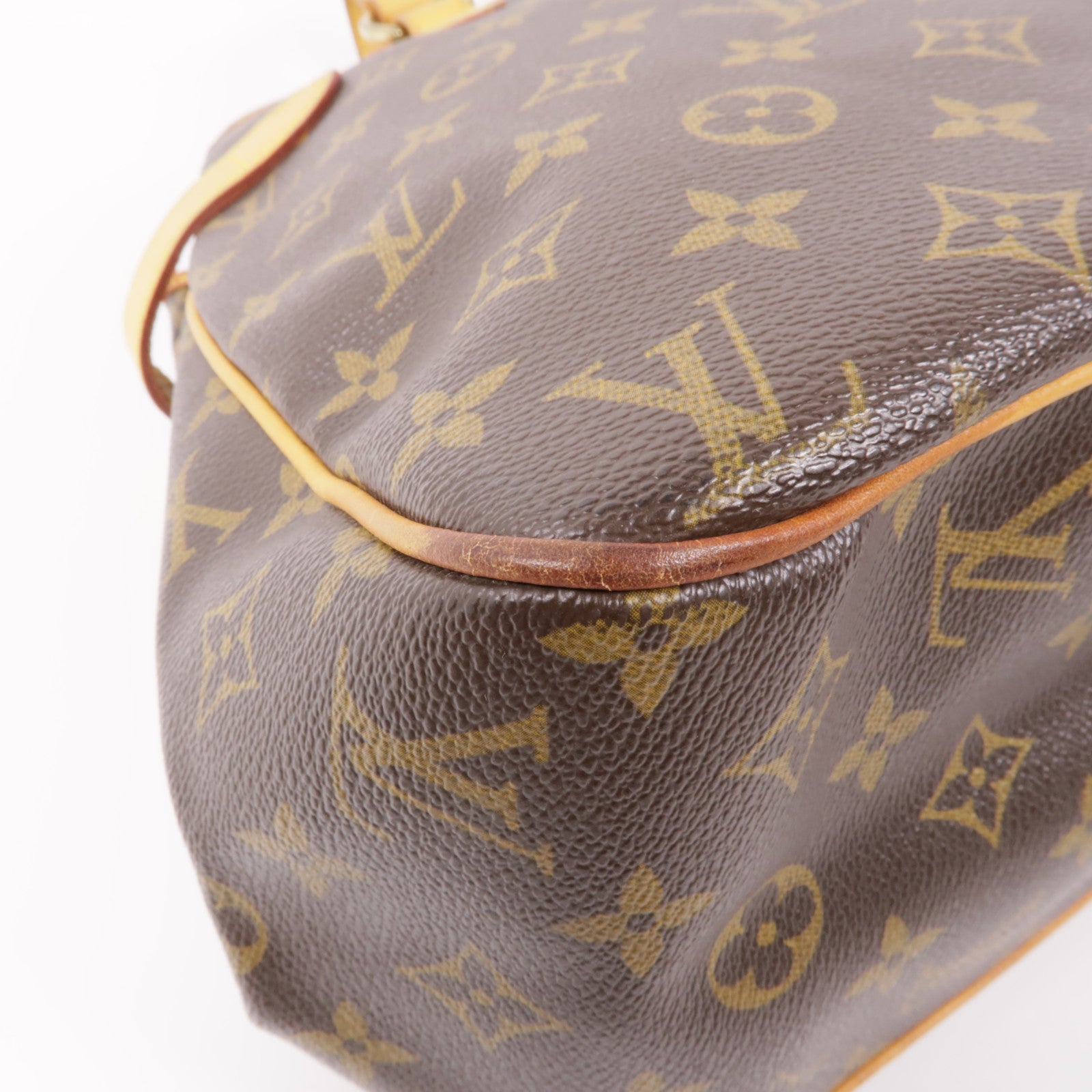 LOUIS VUITTON Monogram Batignolles Horizontal金扣肩背袋棕色
