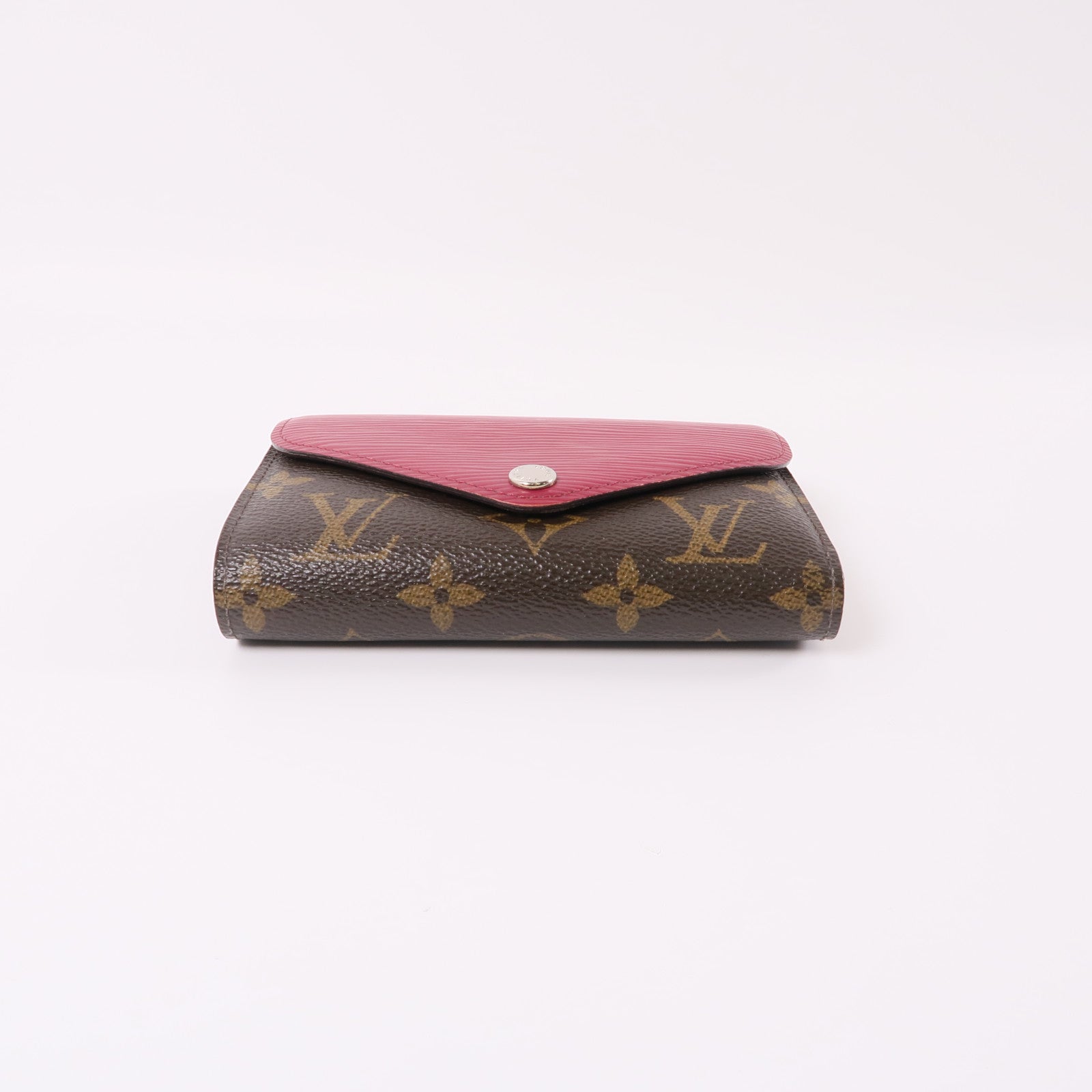 LOUIS VUITTON Epi/Monogram Wallet銀扣錢包棕色/棕色