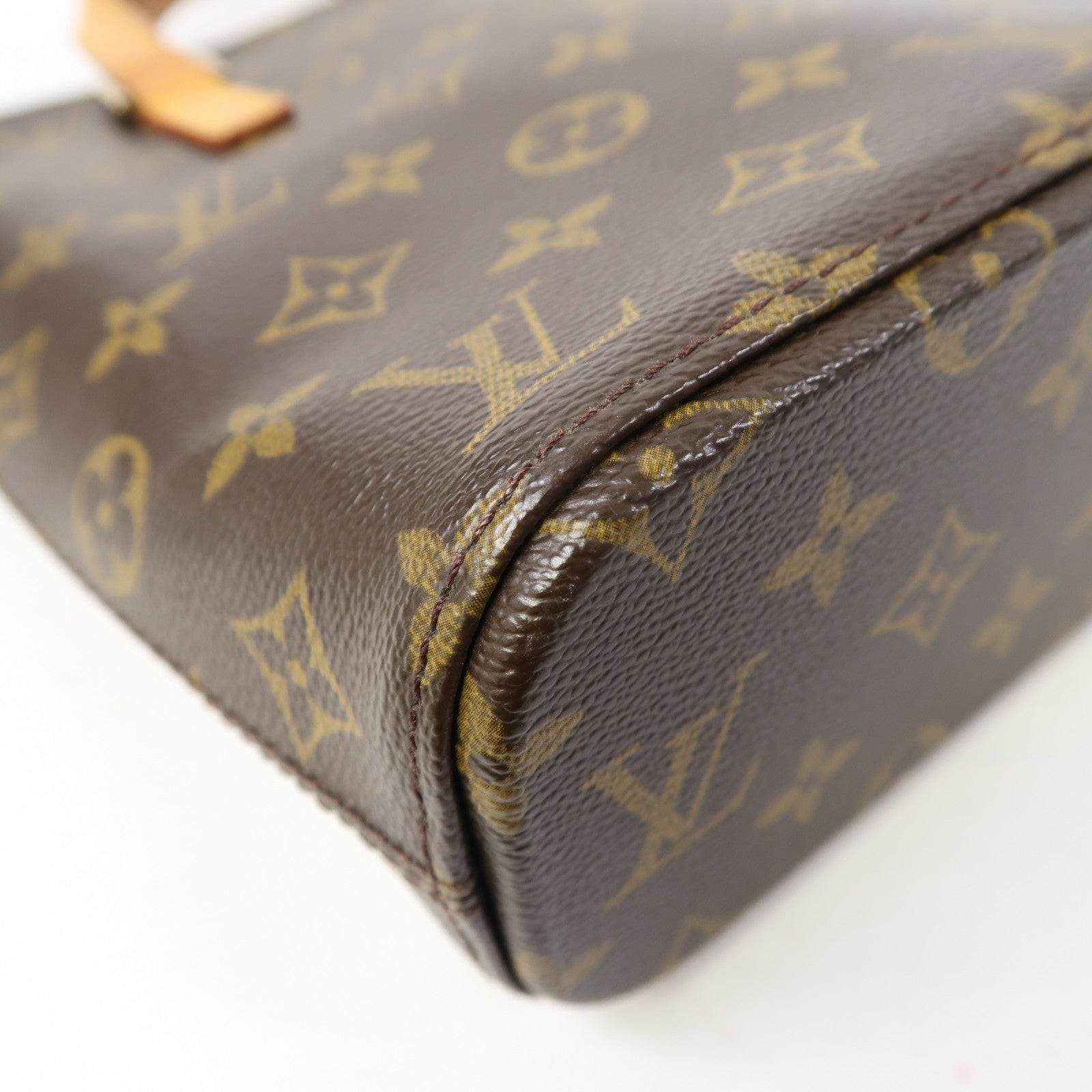 LOUIS VUITTON Monogram Vavin PM金扣手挽袋啡色