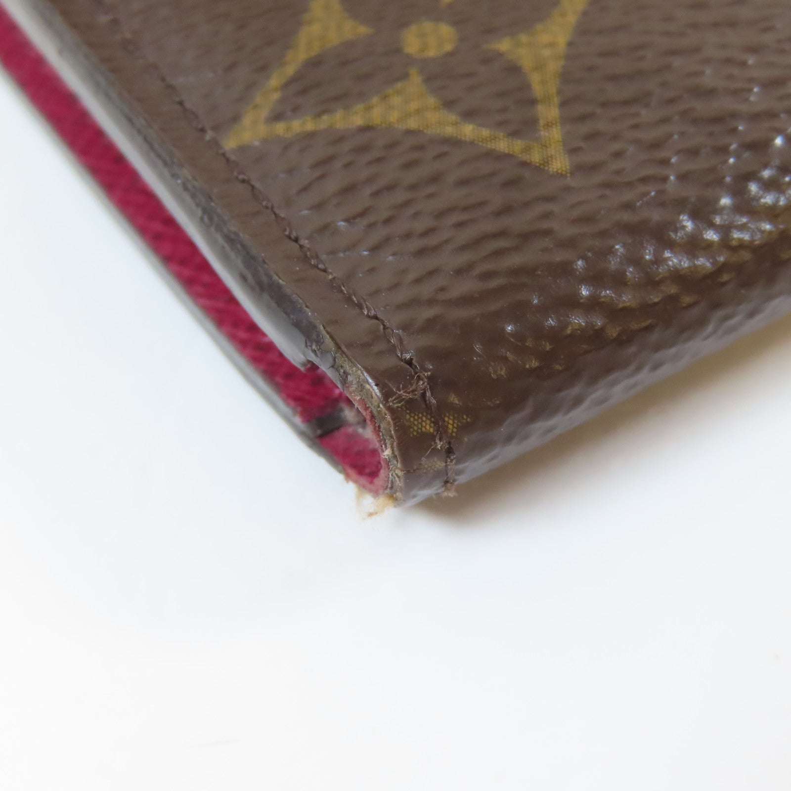 LOUIS VUITTON Monogram Emilie金扣長錢包啡色
