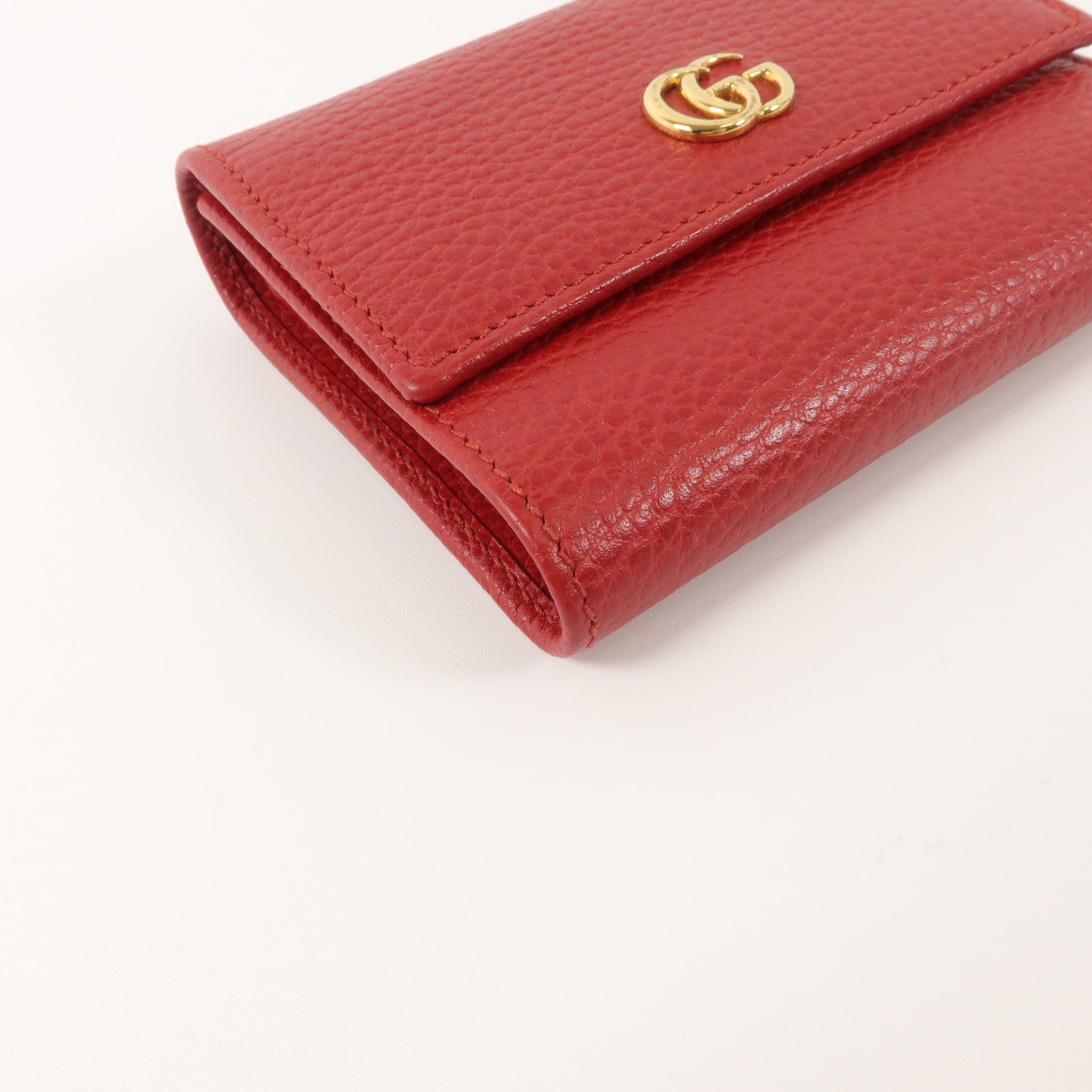 GUCCI 牛皮皮革Marmont Trifold Wallet錢包