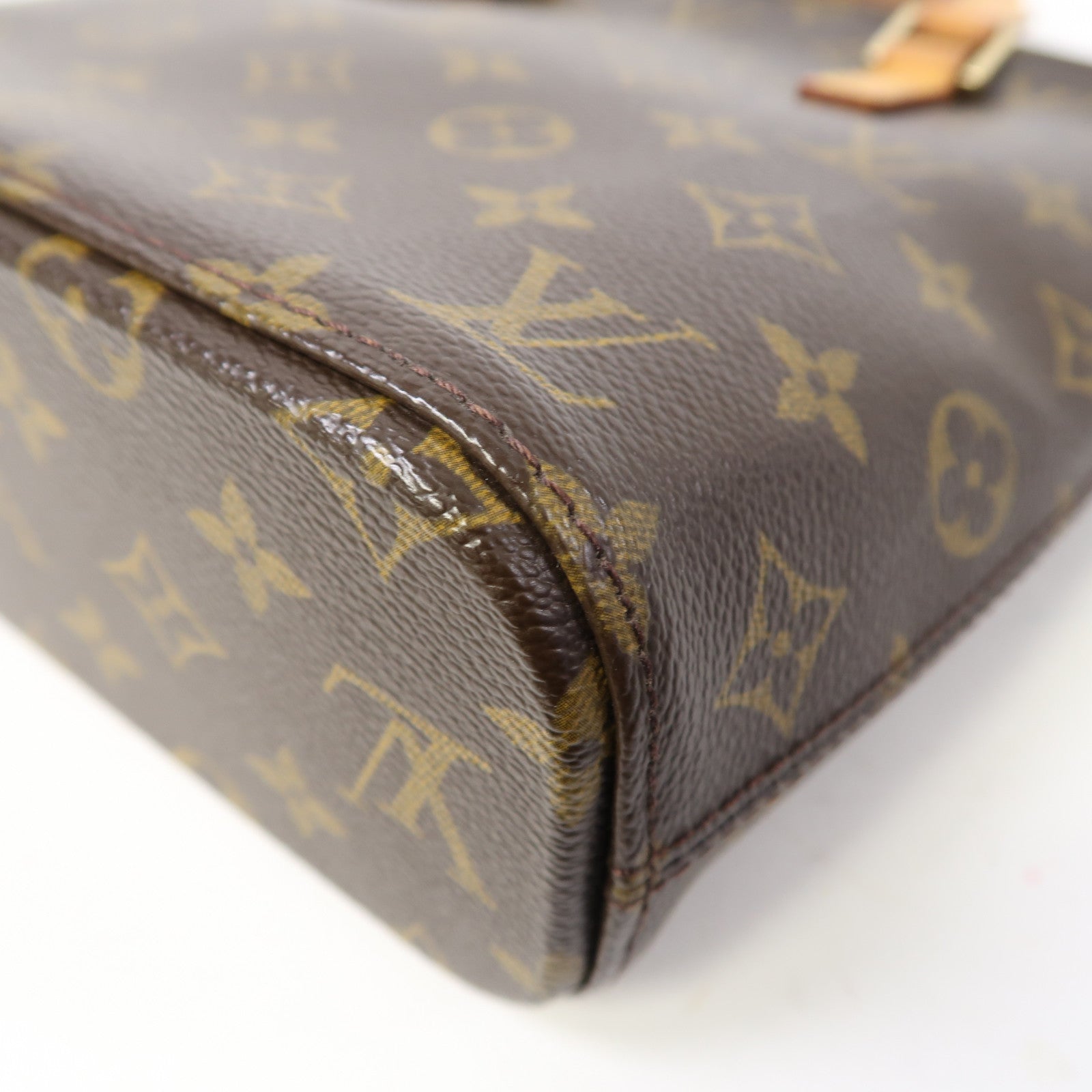 LOUIS VUITTON Monogram Vavin PM金扣手挽袋啡色