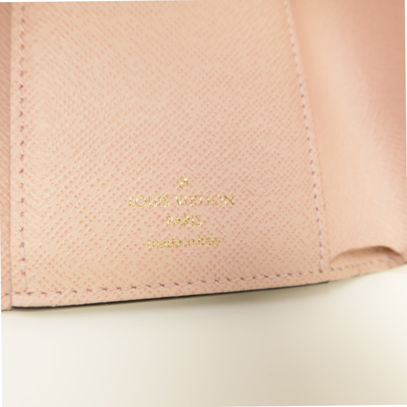 LOUIS VUITTON Monogram Victorine Wallet金扣錢包棕色/粉紅色