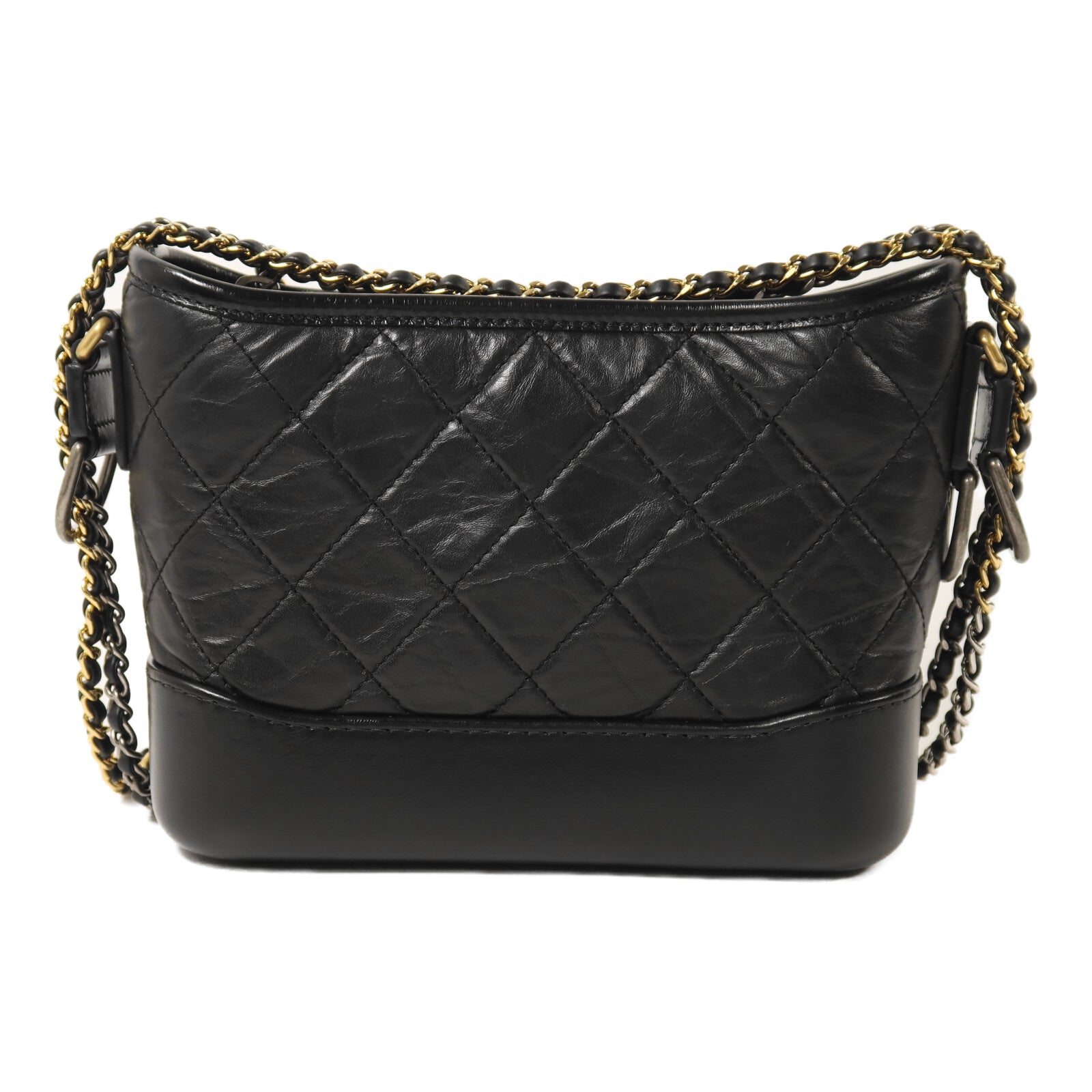 CHANEL 牛皮皮革Gabrielle Small鏈帶手挽肩背兩用袋