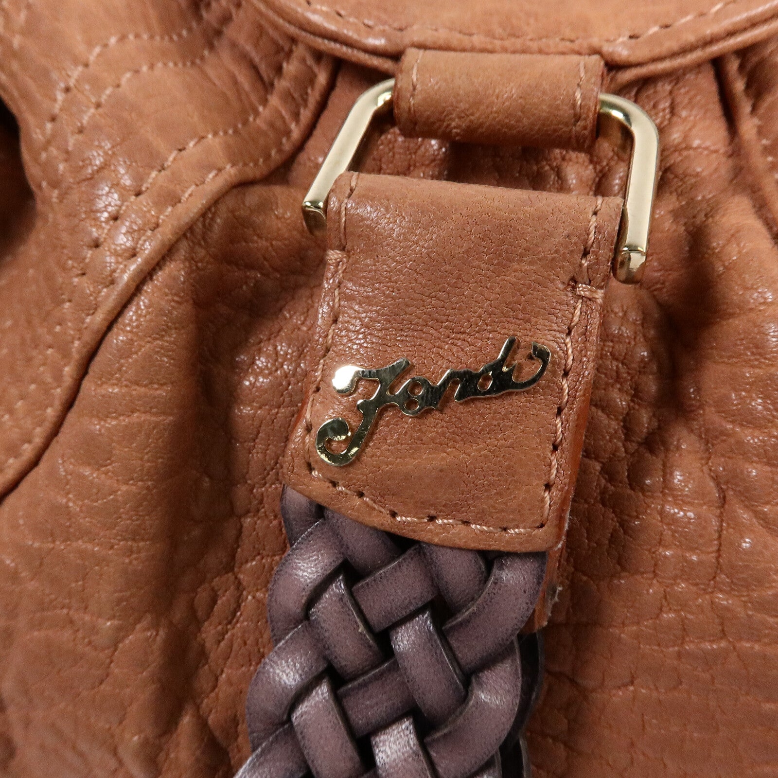 FENDI 牛皮皮革Spy Bag肩背袋