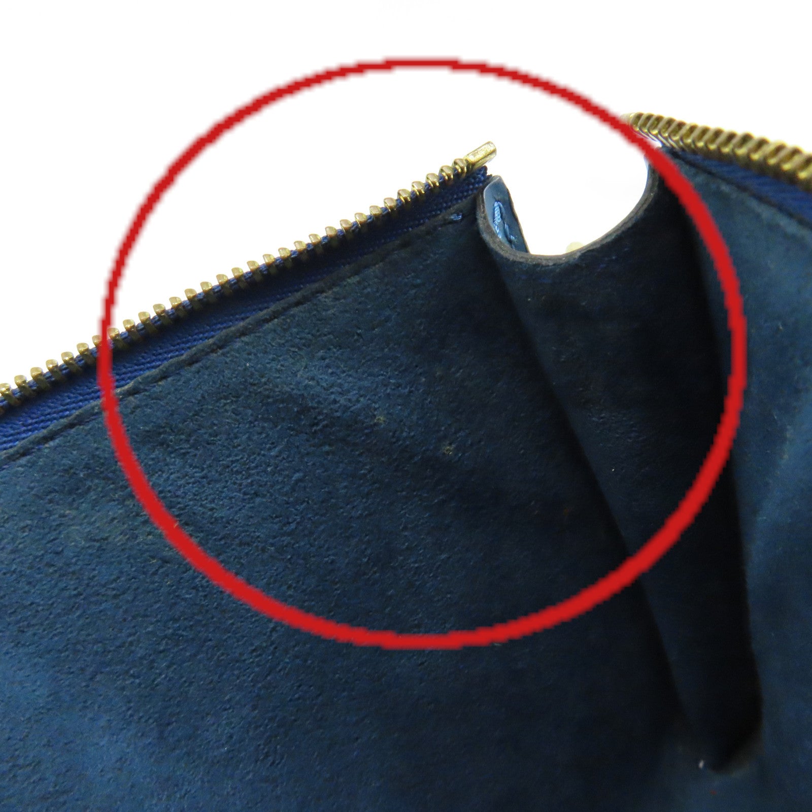 LOUIS VUITTON 【激減優惠】Epi Pochette Accessories Hand Bag肩背袋藍色
