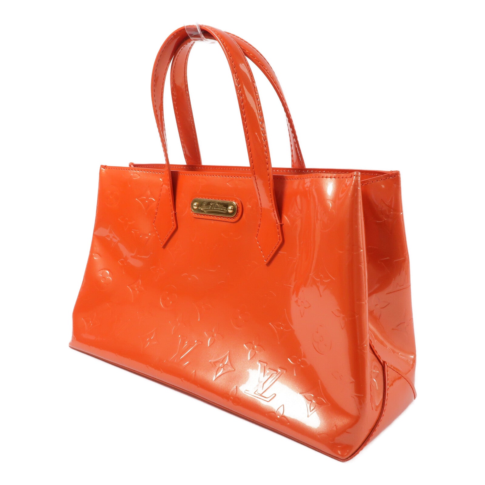 LOUIS VUITTON Monogram Vernis Wilshire PM手挽袋