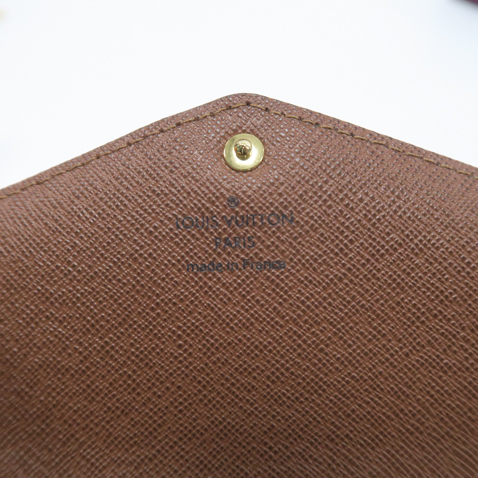LOUIS VUITTON Monogram Sarah金扣拉鏈長錢包啡色