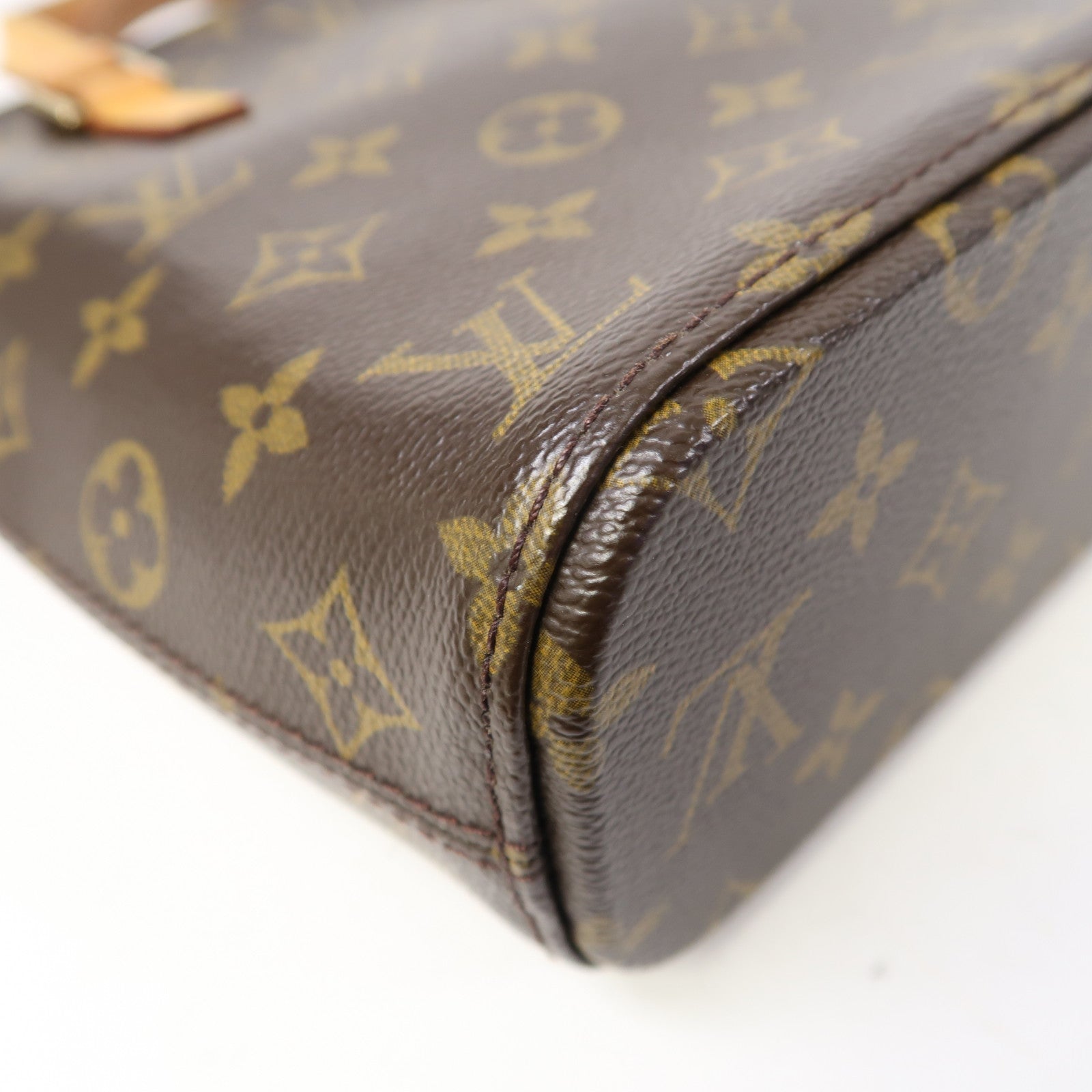 LOUIS VUITTON Monogram Vavin PM金扣手挽袋啡色