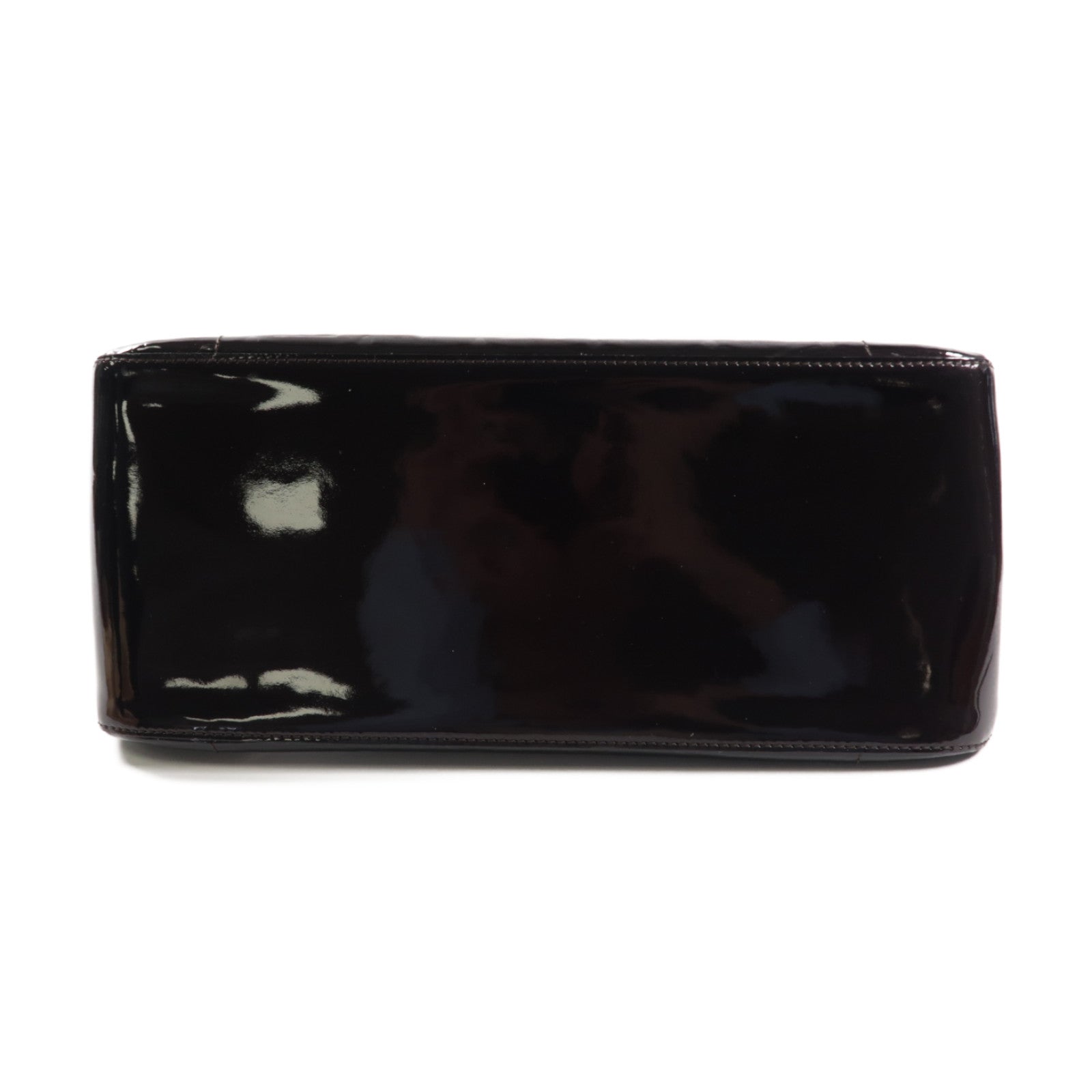 LOUIS VUITTON Vernis Rosewood Avenue金扣手挽袋紅色