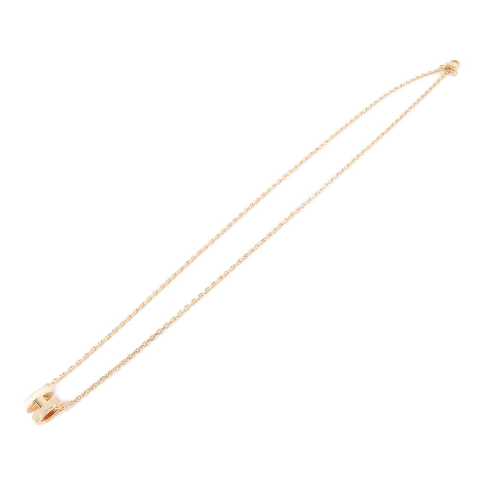 HERMES 金屬Mini Pop H項鍊Nata/Marron Glace