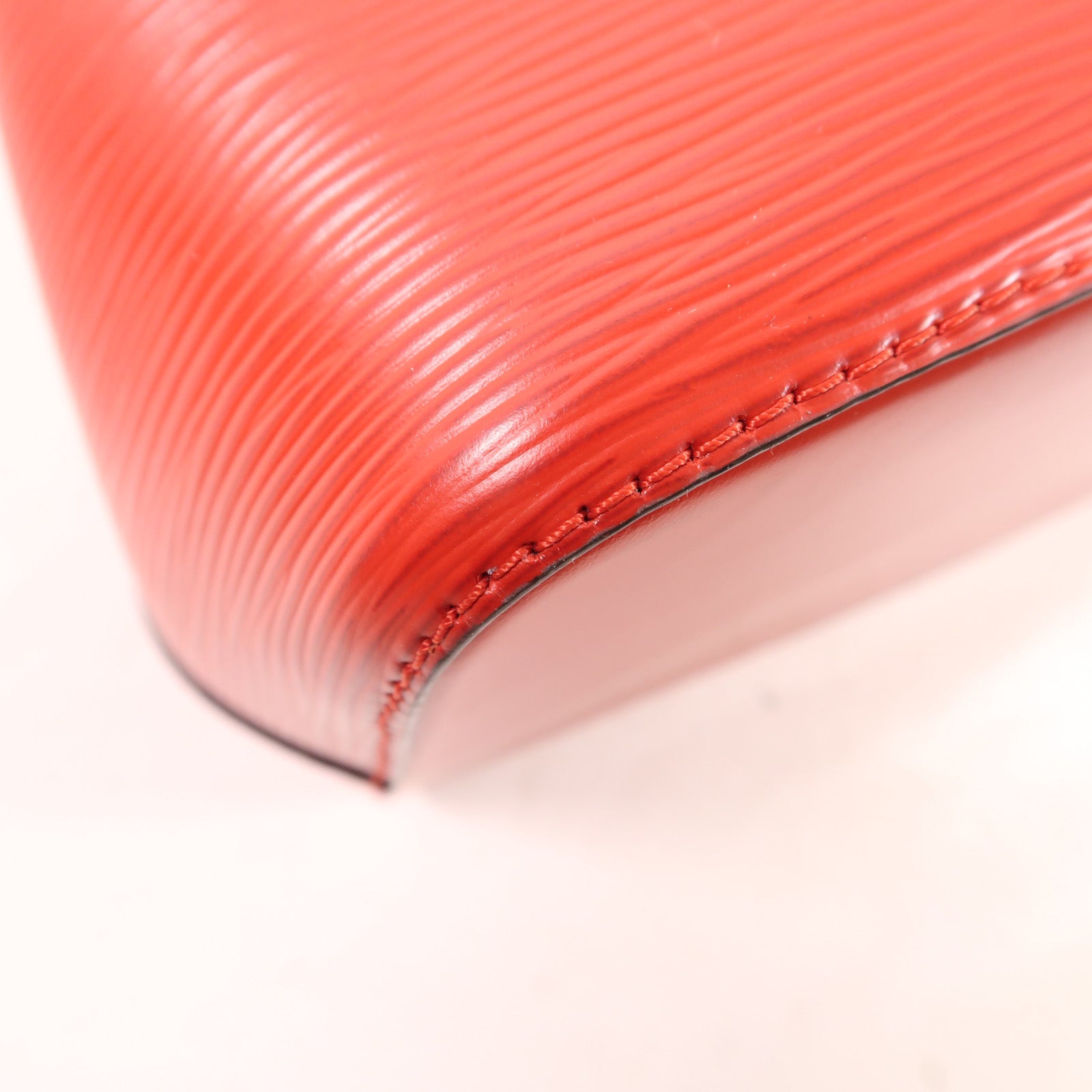 LOUIS VUITTON Epi NeoNoe MM銀扣手挽肩背兩用袋紅色/藍色