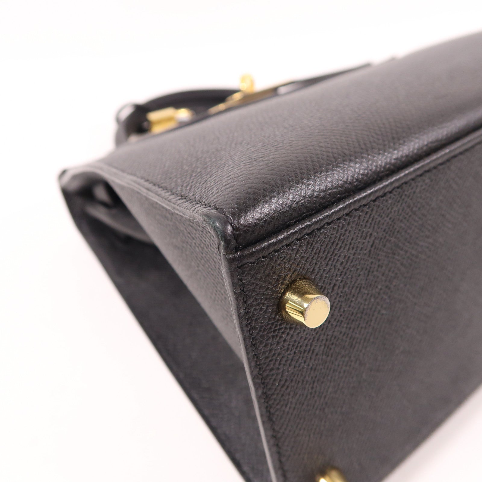 HERMES 【激減優惠】Epsom皮革Kelly 28金扣手挽肩背兩用袋