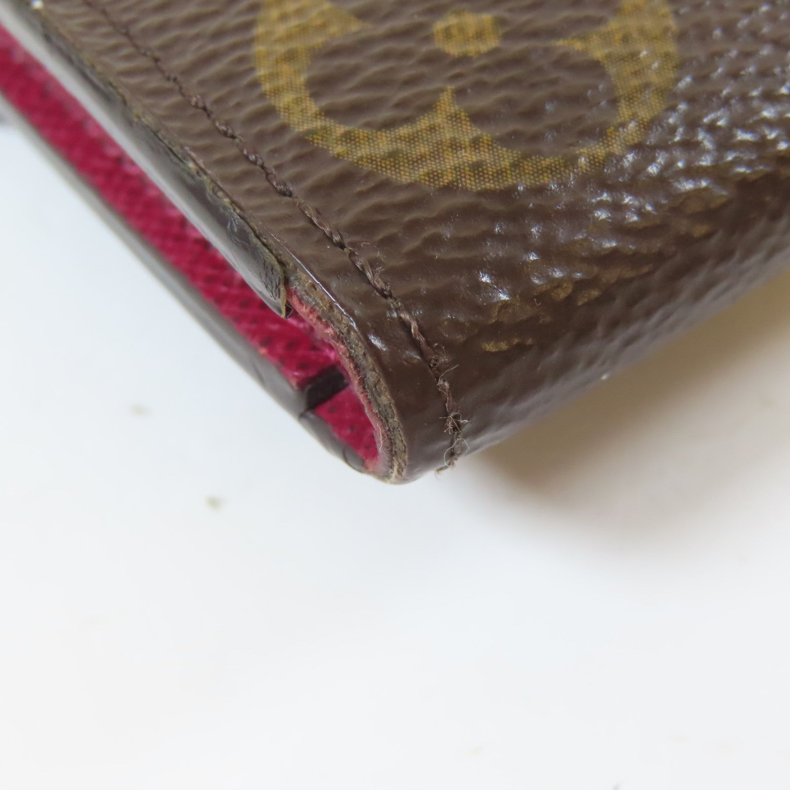 LOUIS VUITTON Monogram Emilie金扣長錢包啡色