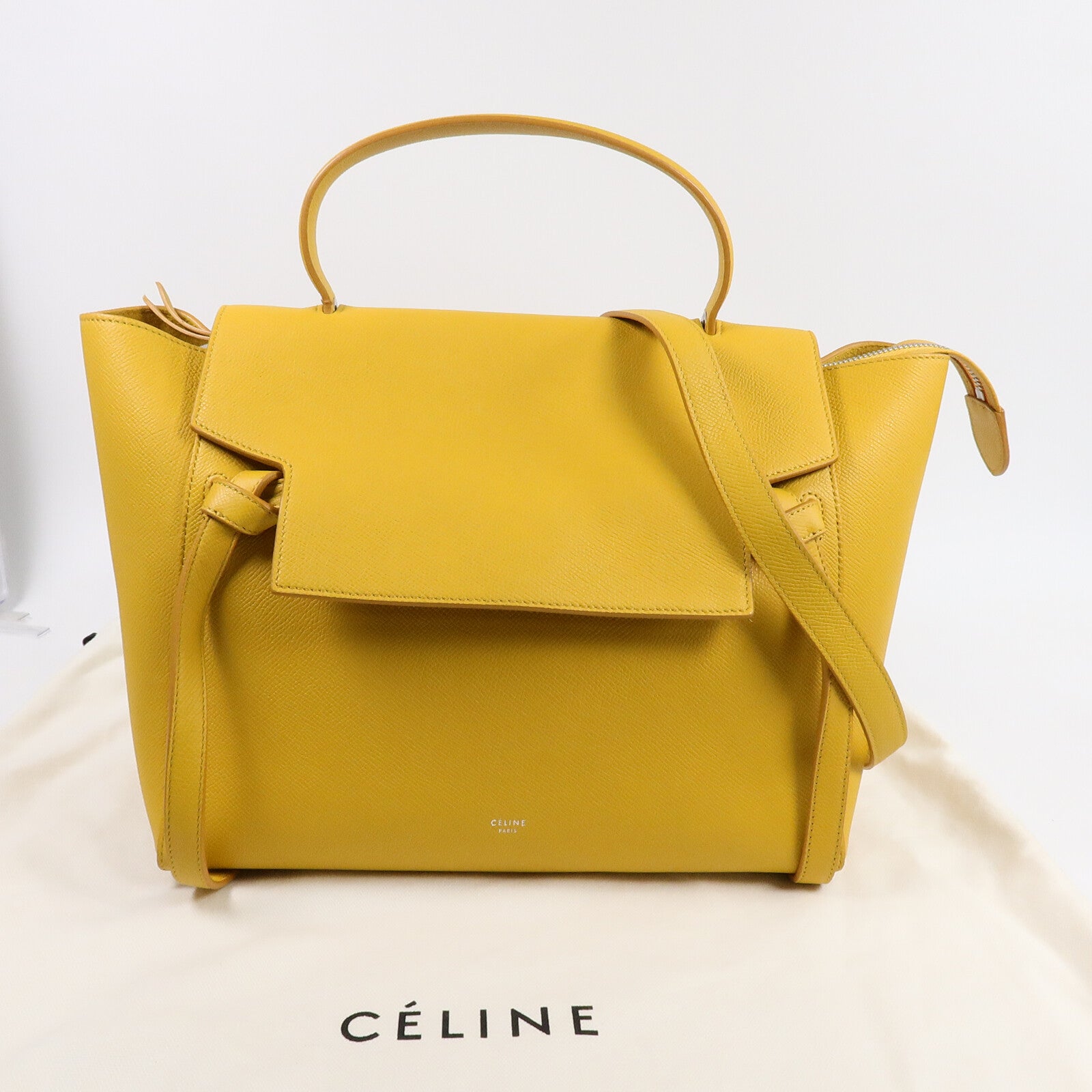 CELINE 牛皮皮革Mini Belt Bag手挽肩背兩用袋