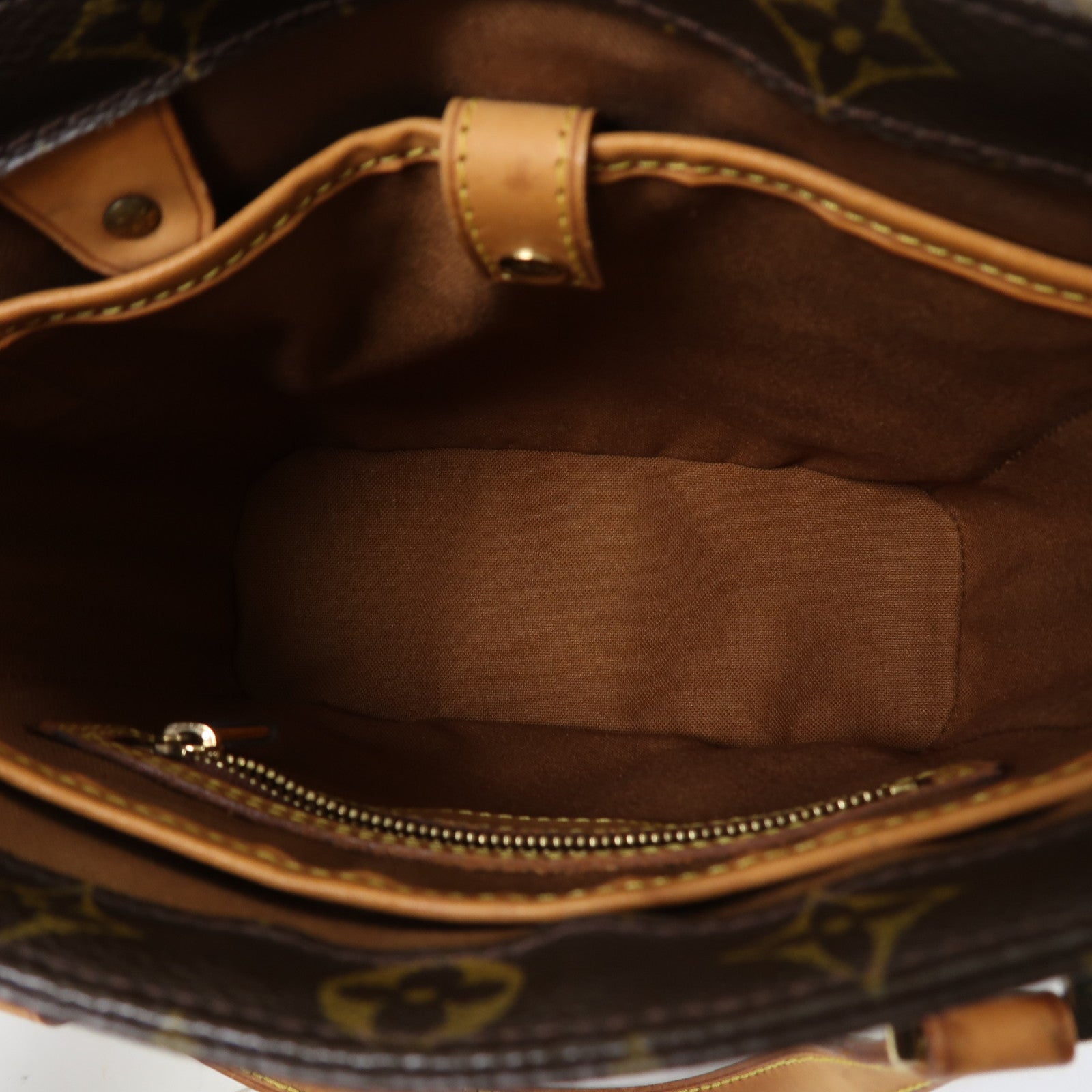 LOUIS VUITTON Monogram Vavin PM金扣手挽袋啡色