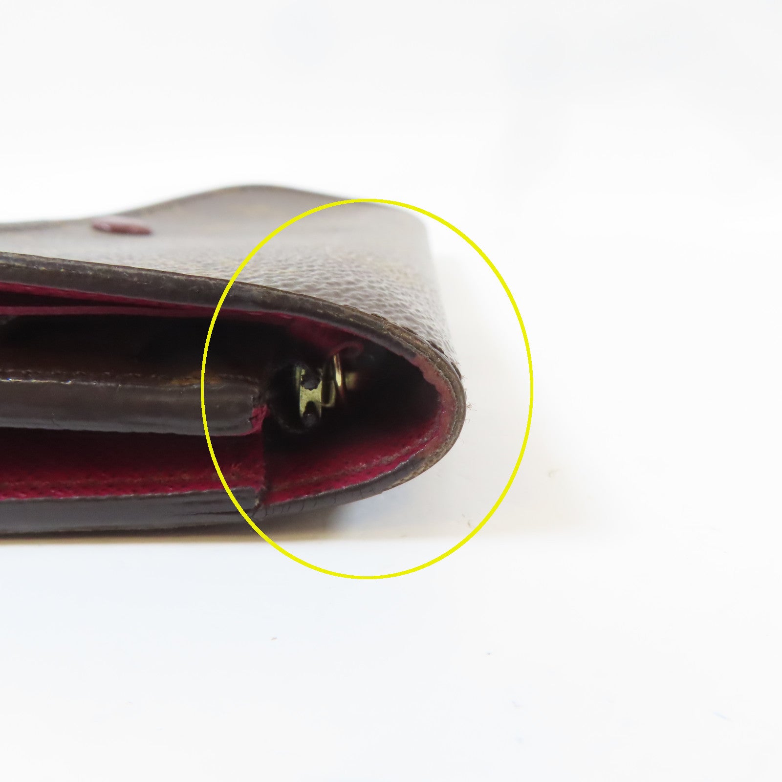 LOUIS VUITTON Monogram Emilie金扣長錢包啡色