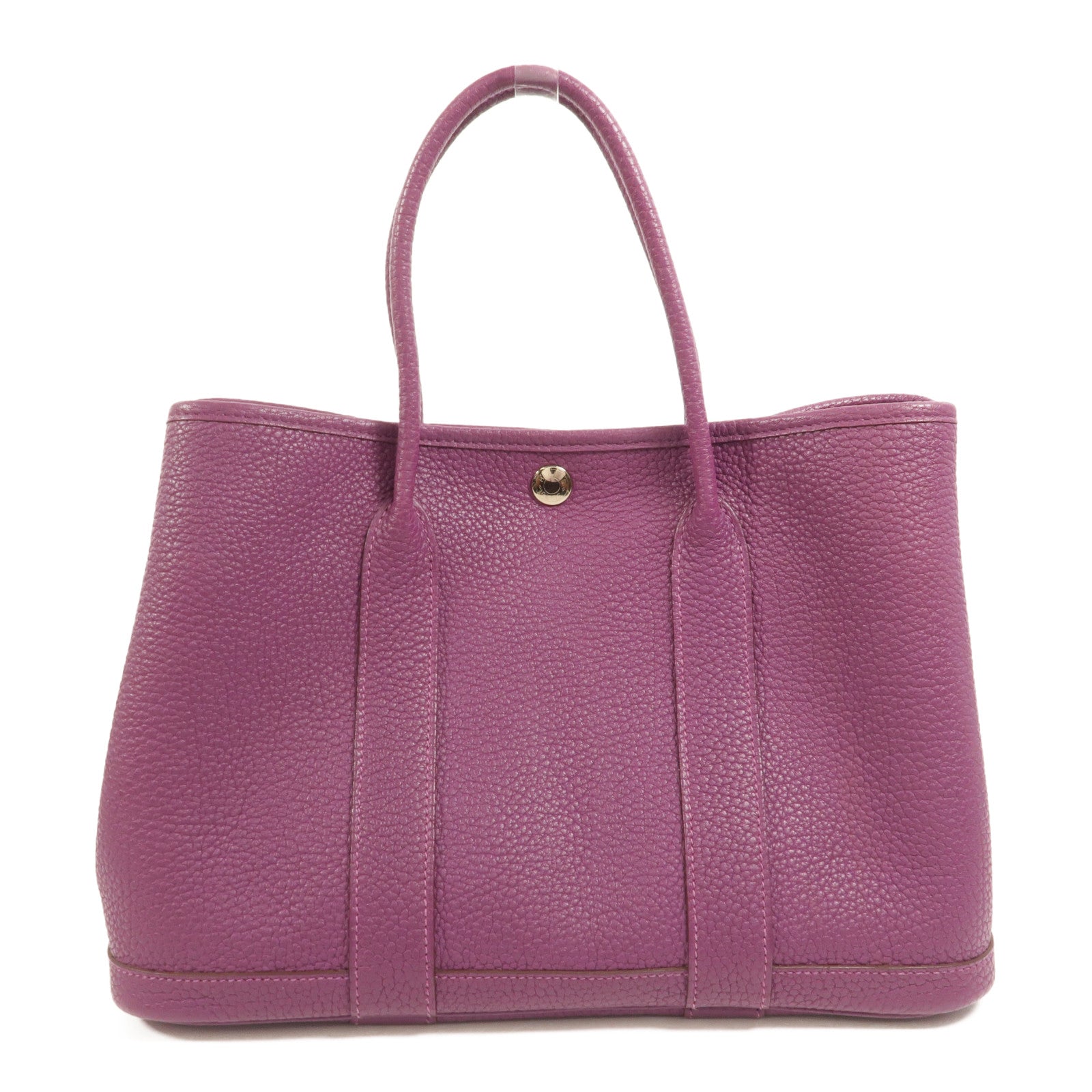 HERMES Clemence皮革Garden Party TPM手挽袋Anemone