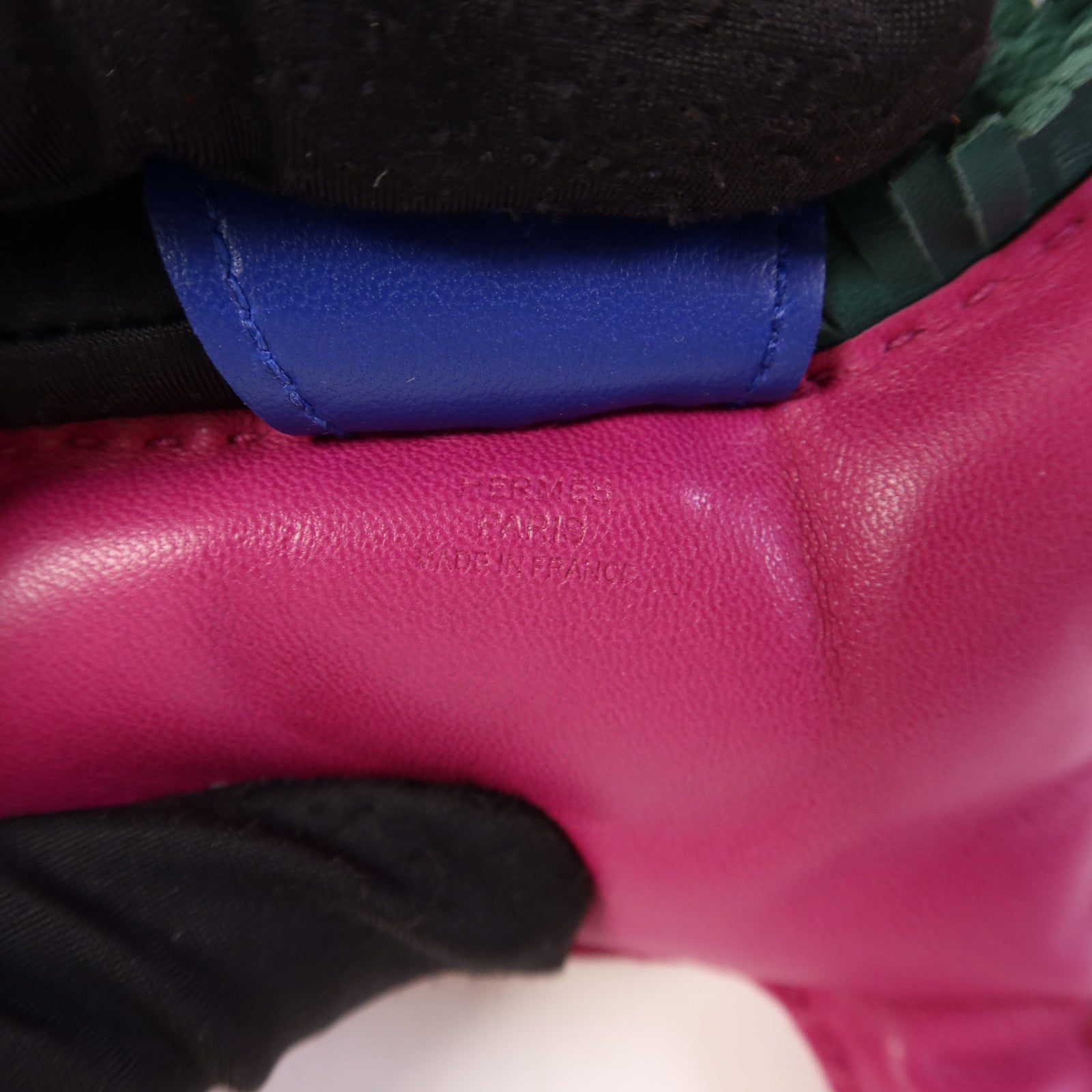 HERMES Milo皮革Rodeo GM掛飾