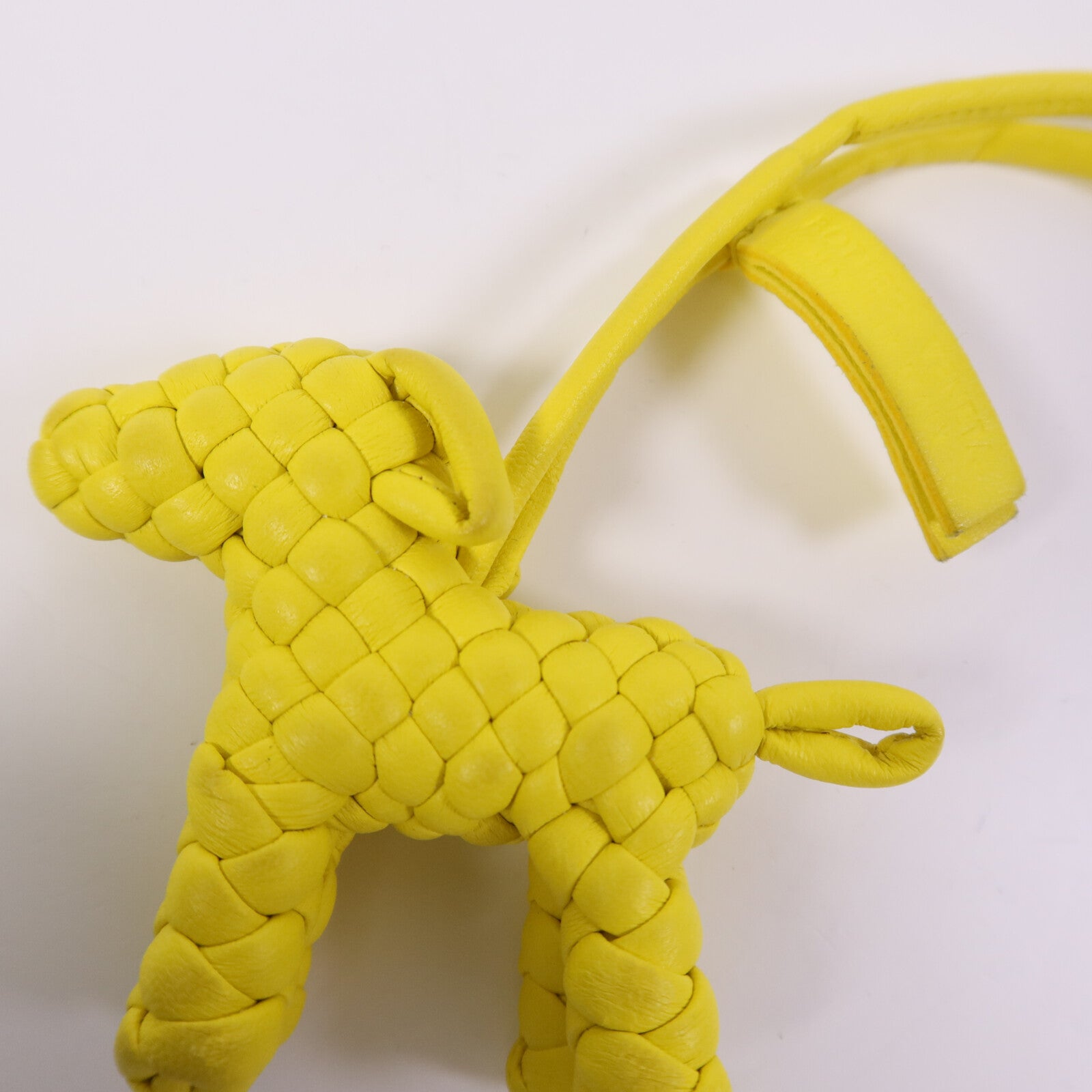 BOTTEGA VENETA 牛皮皮革Dog Charm鎖匙扣