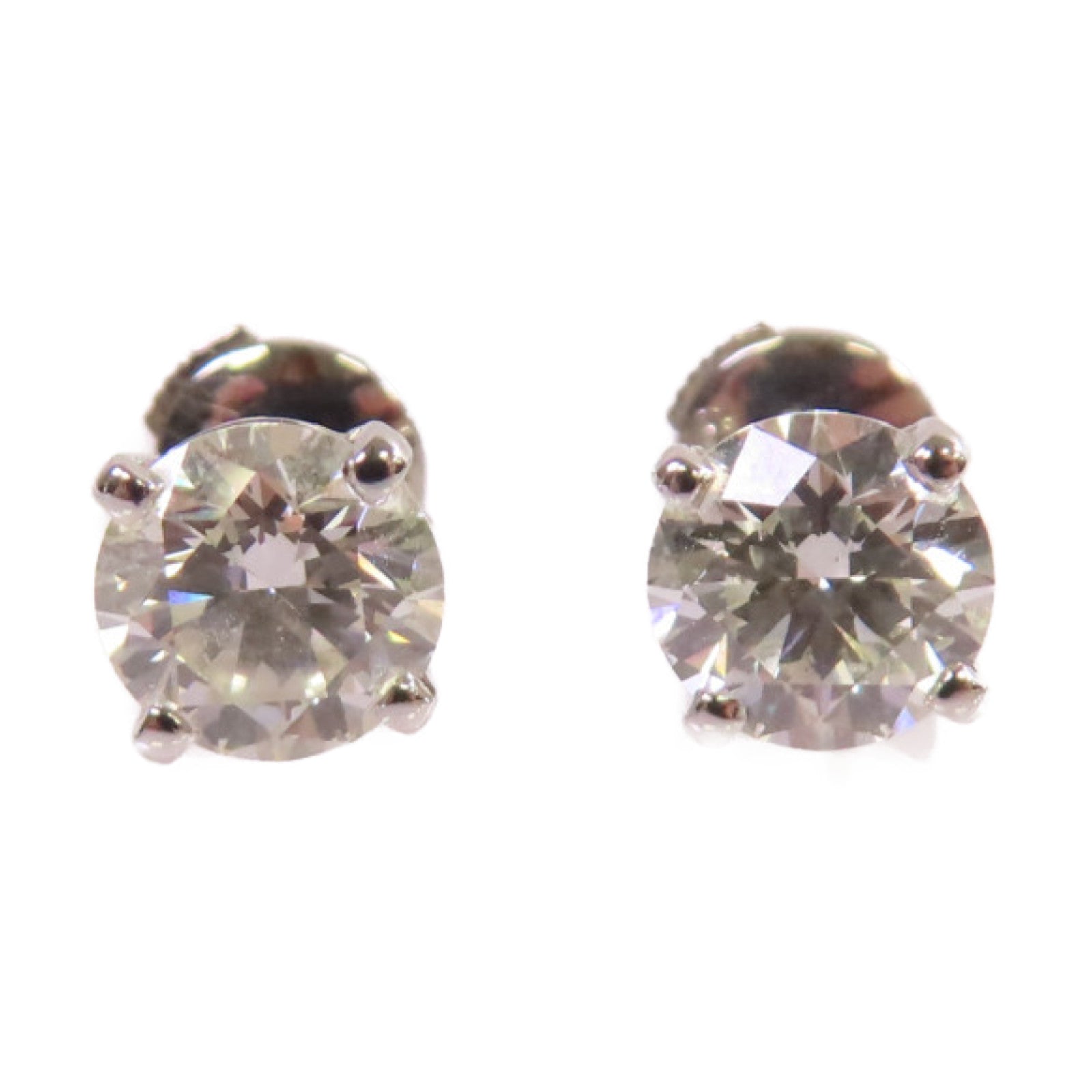 JEWELRY PT950鉑金/鑽石De Beers Diamond Earrings耳環