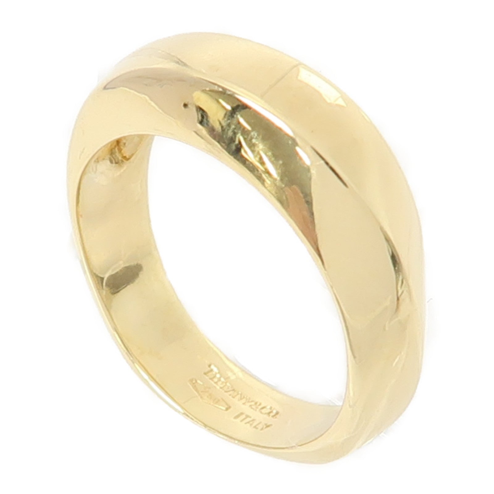 TIFFANY＆CO 18K黃金Ring戒指US#6