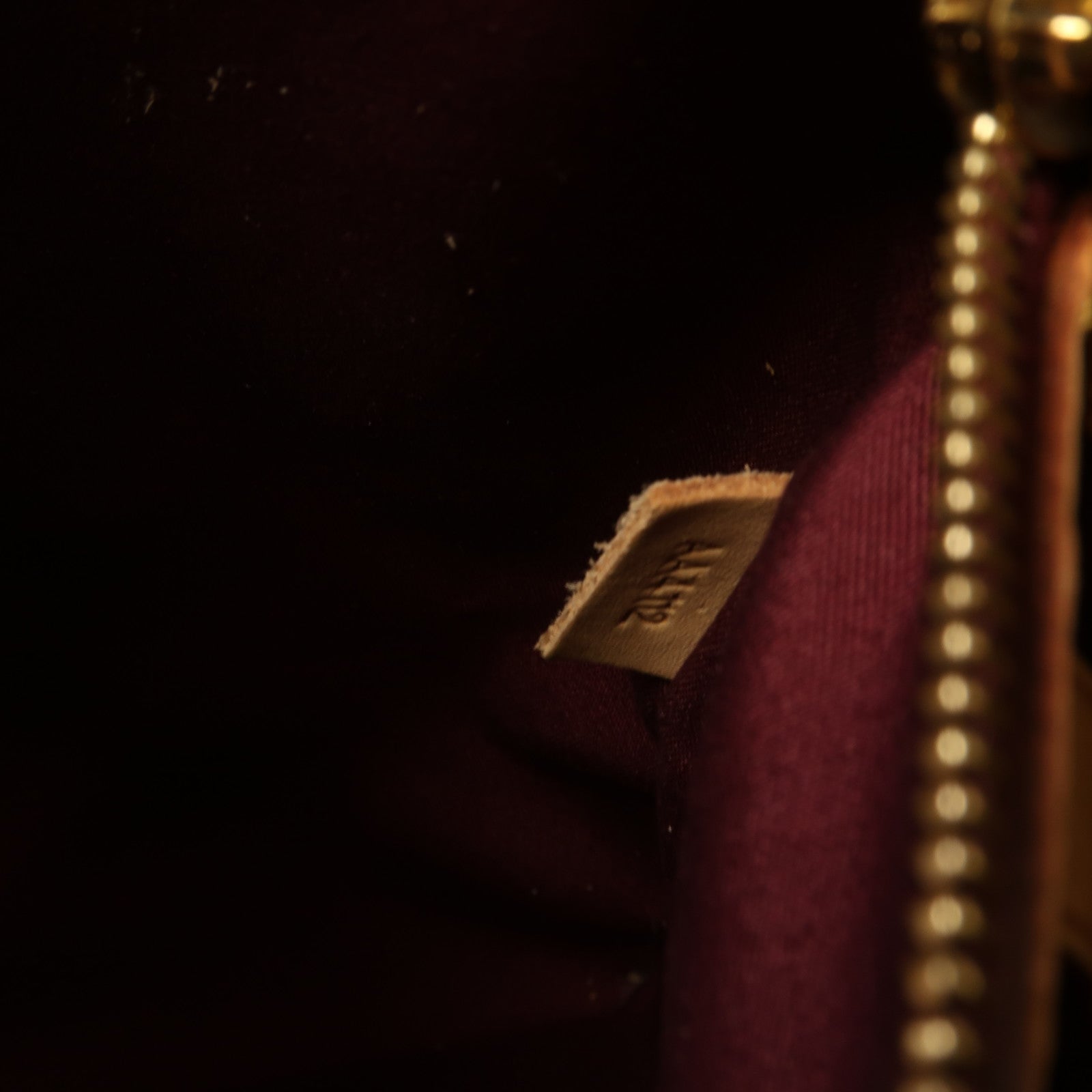 LOUIS VUITTON 【激減優惠】Vernis Blair GM金扣手挽肩背兩用袋酒紅色