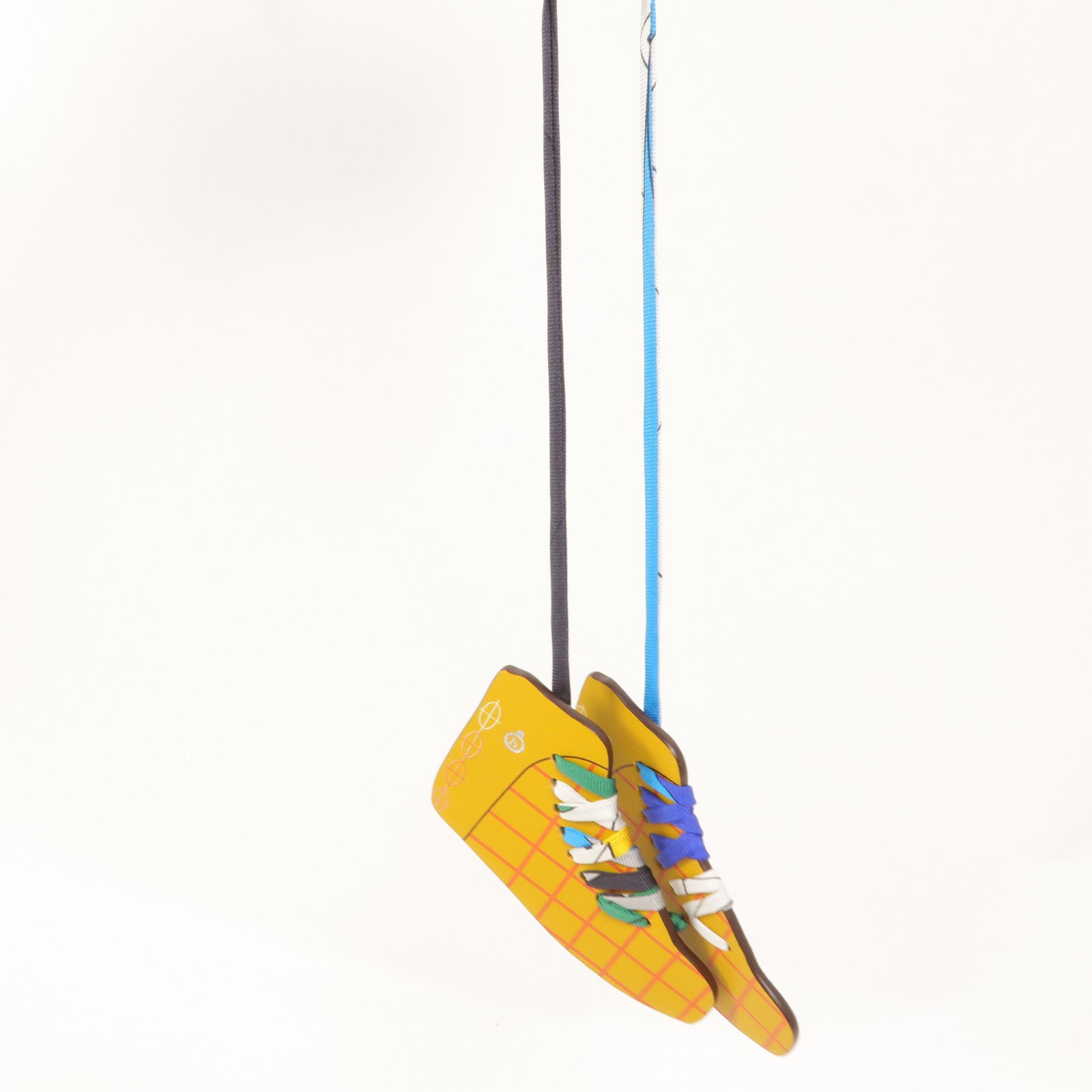 HERMES 【激減優惠】Everlisse/Chevre Mysore皮革3H Sneakers Charm掛飾Jaune De Naples/Vert cypress