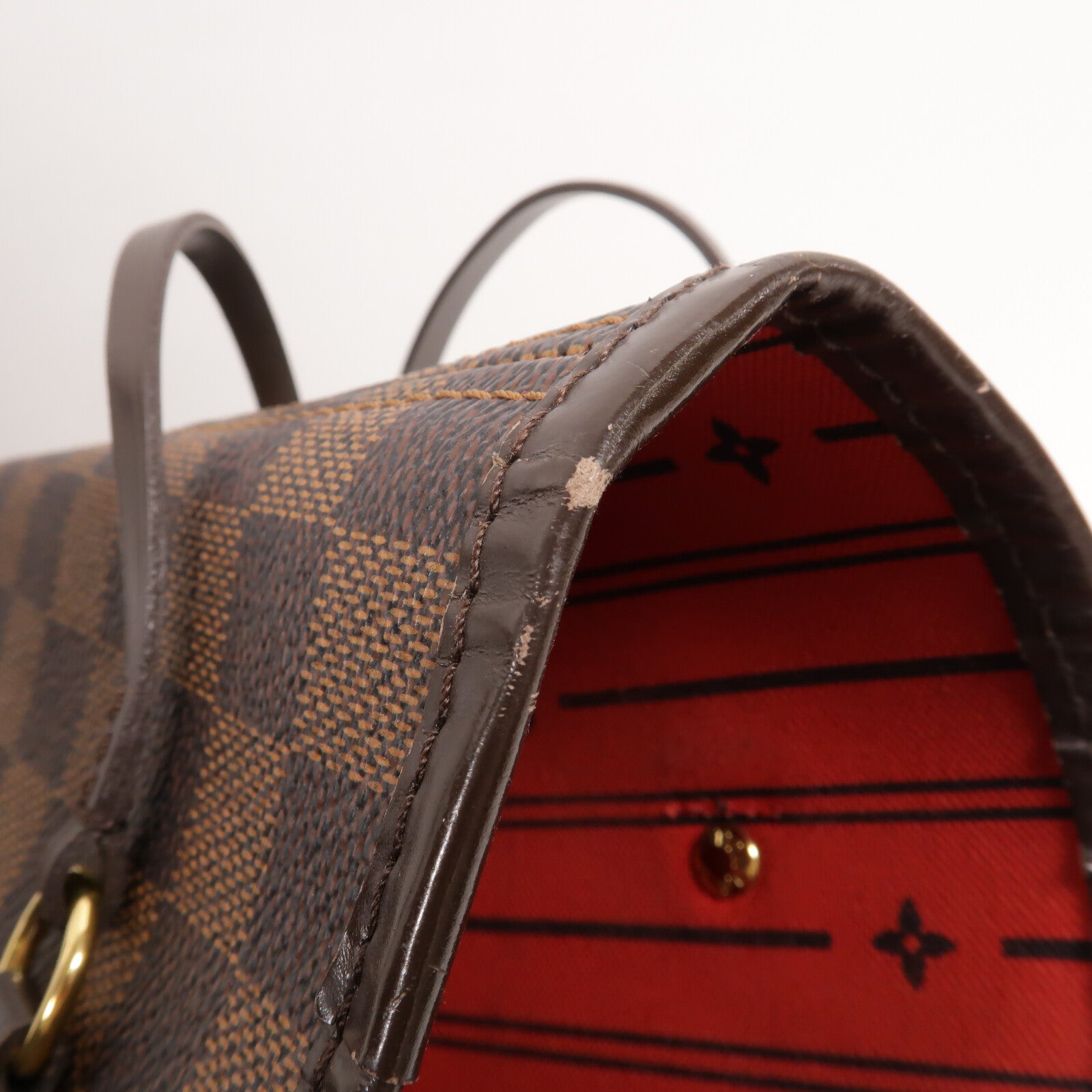 LOUIS VUITTON Damier Neverfull MM手挽袋